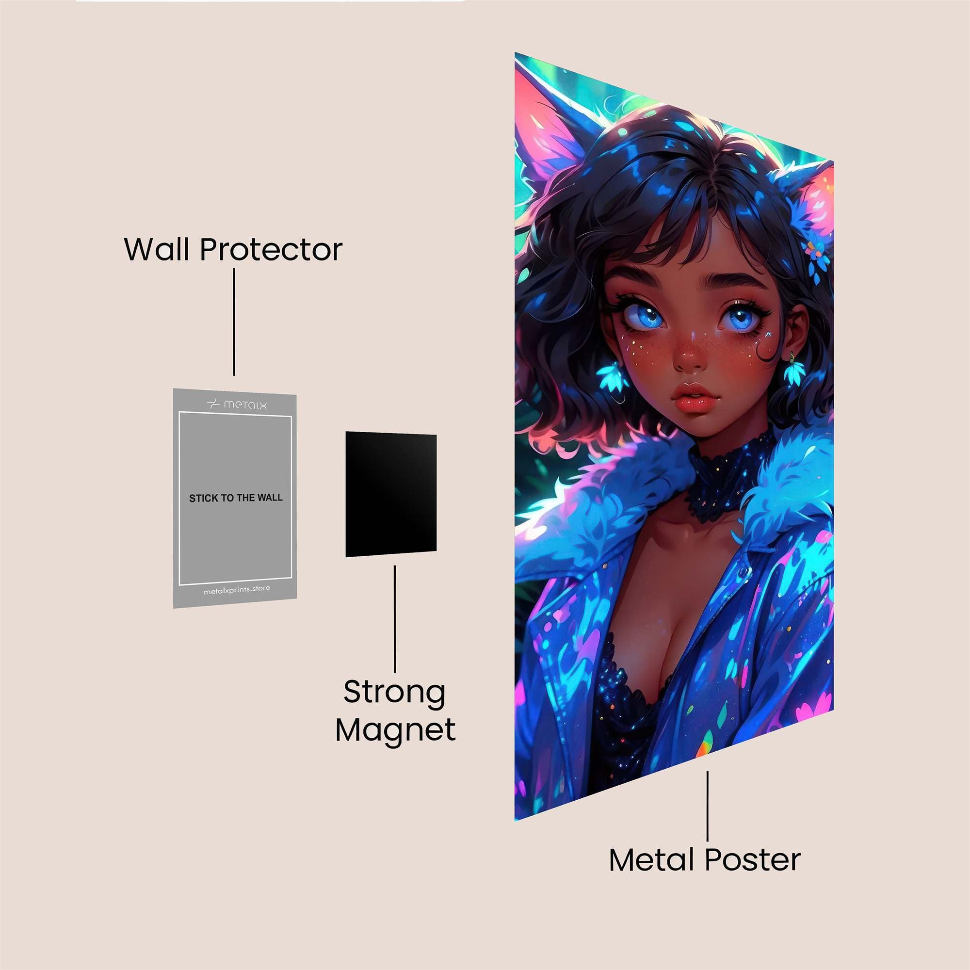 Neko Enigma Safe Wall Magnetic / M