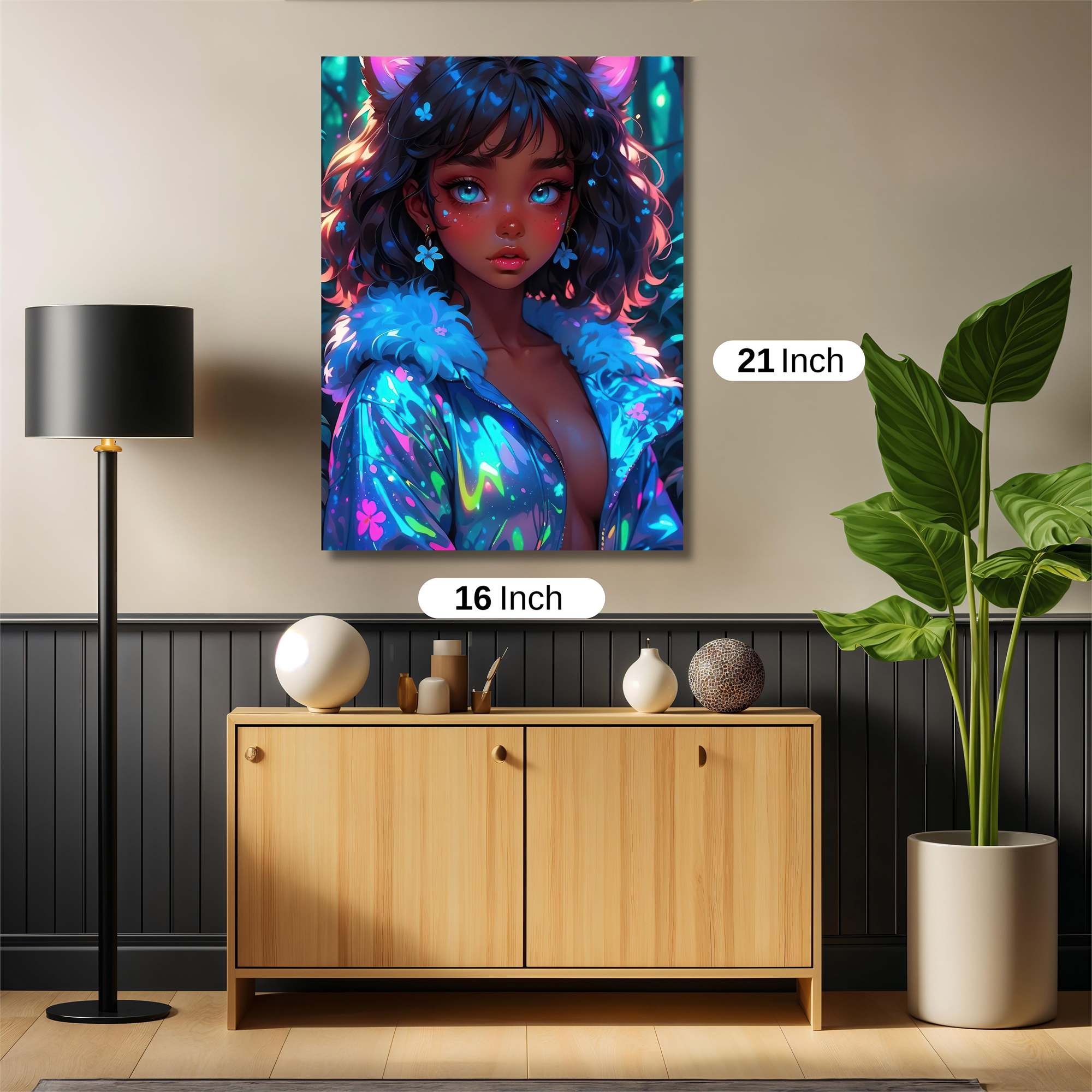 Feline Enchantment Safe Wall Magnetic / M