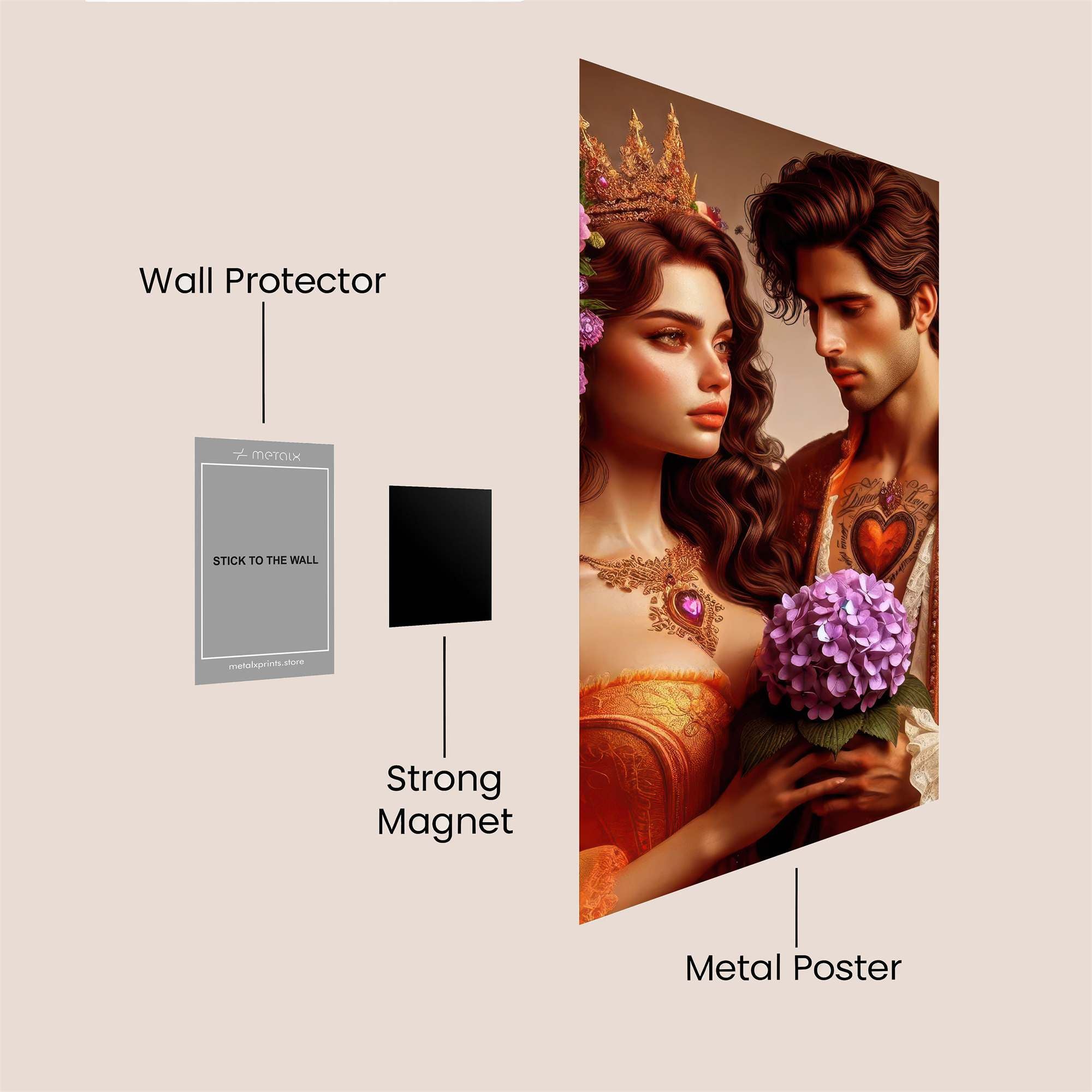Royal Romance Safe Wall Magnetic / M