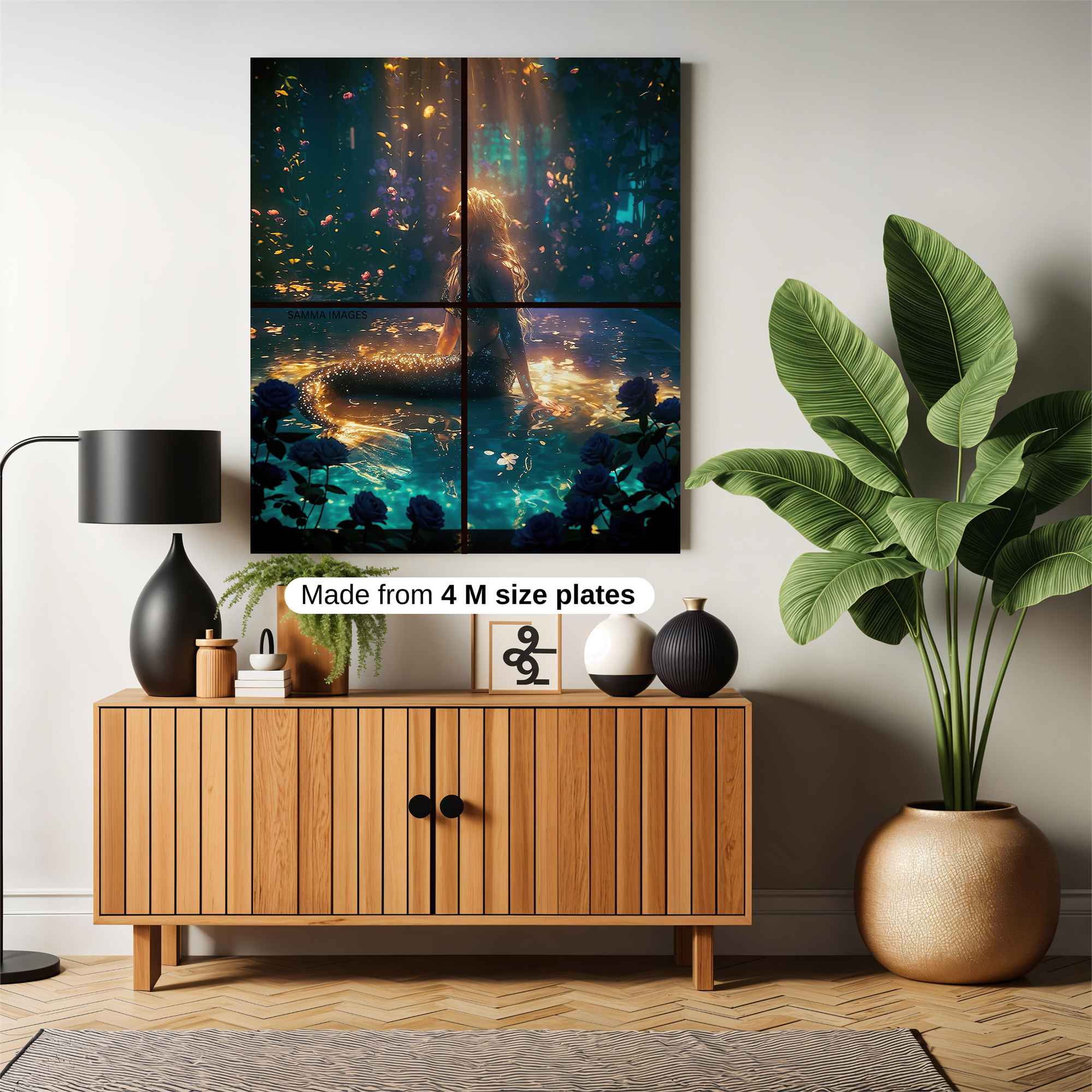 Mermaid Serenity Safe Wall Magnetic / M