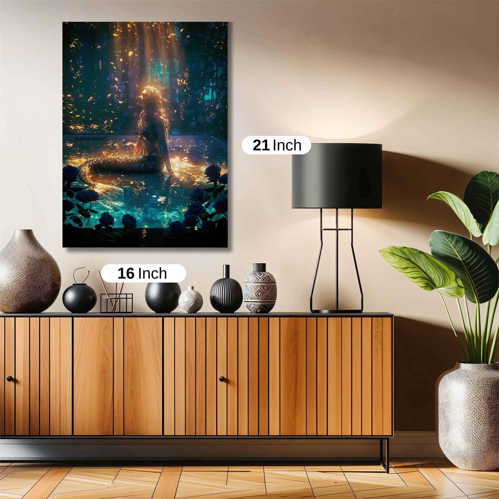 Mermaid Serenity Safe Wall Magnetic / M