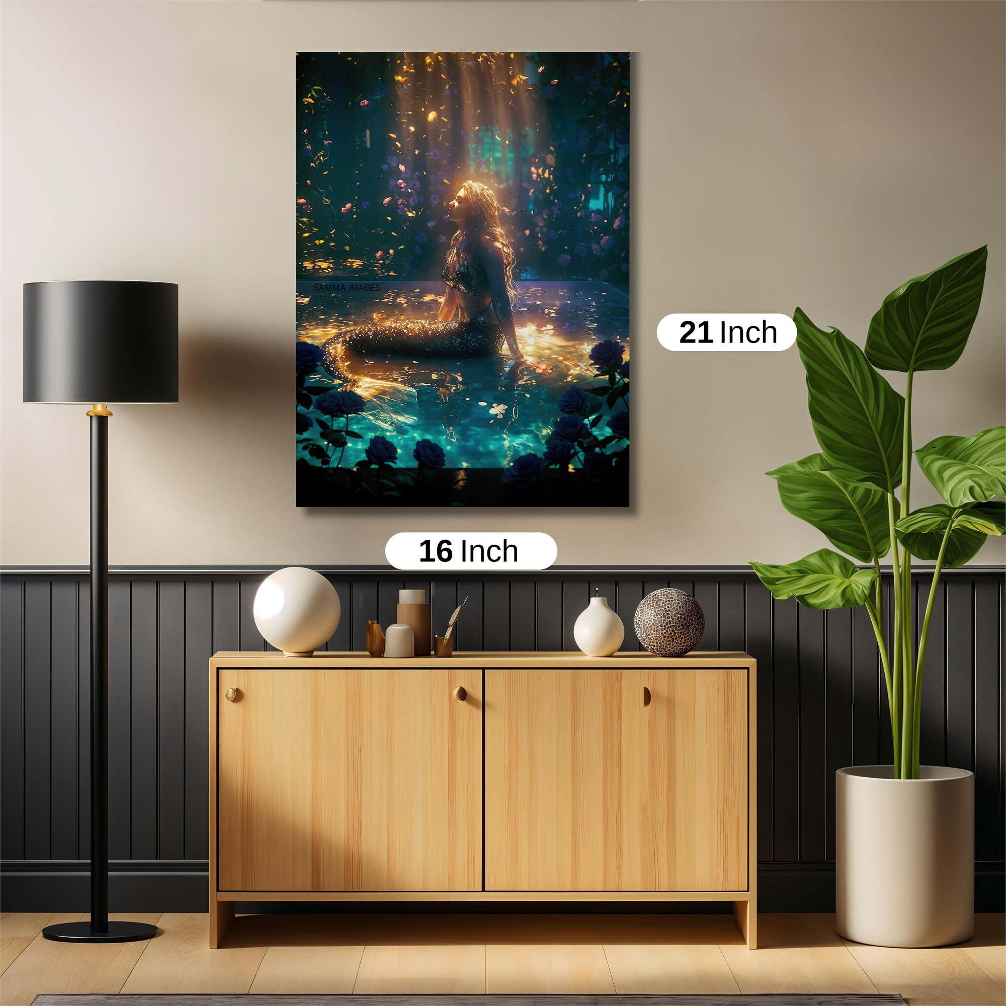 Mermaid Serenity Safe Wall Magnetic / M