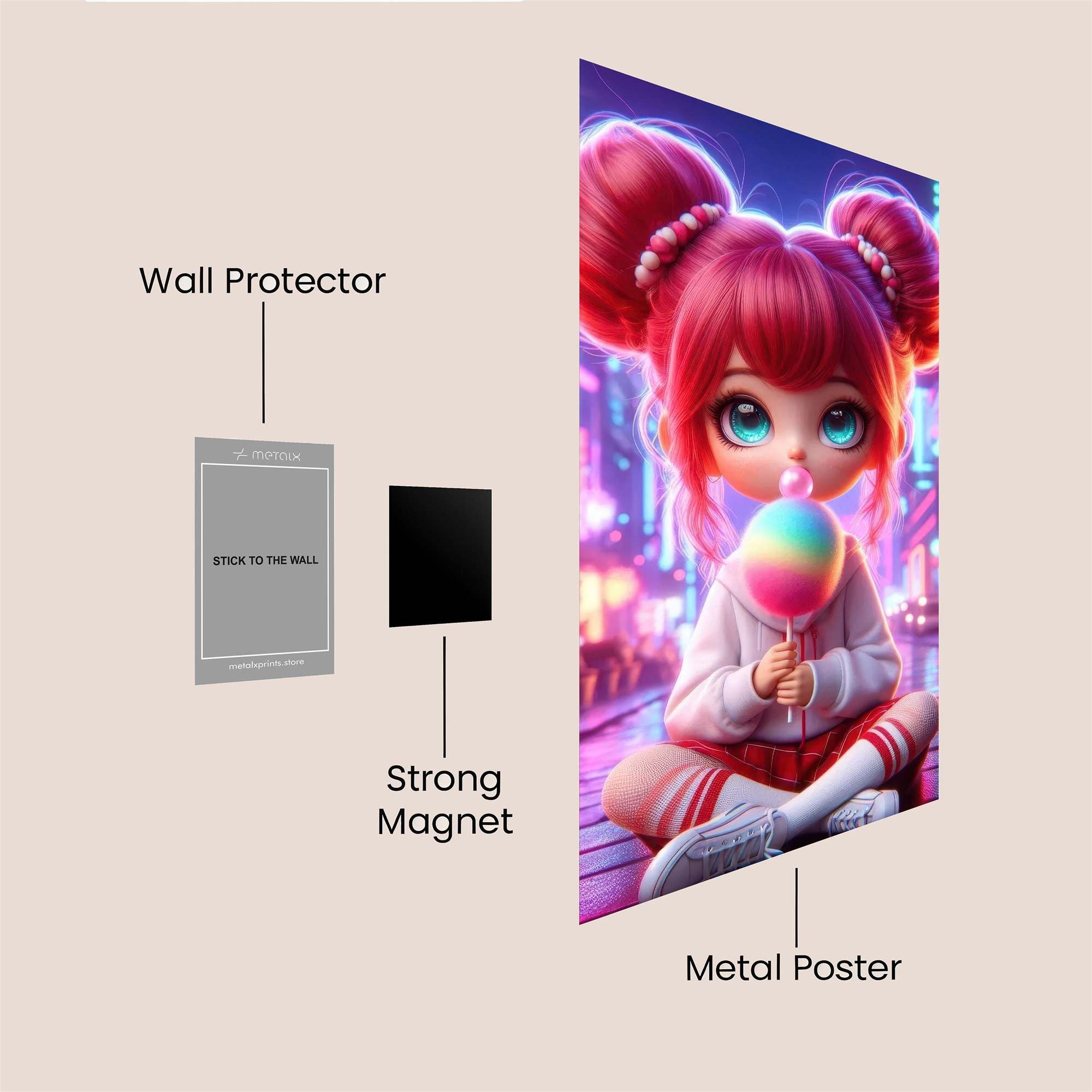 Neon Delight Safe Wall Magnetic / M