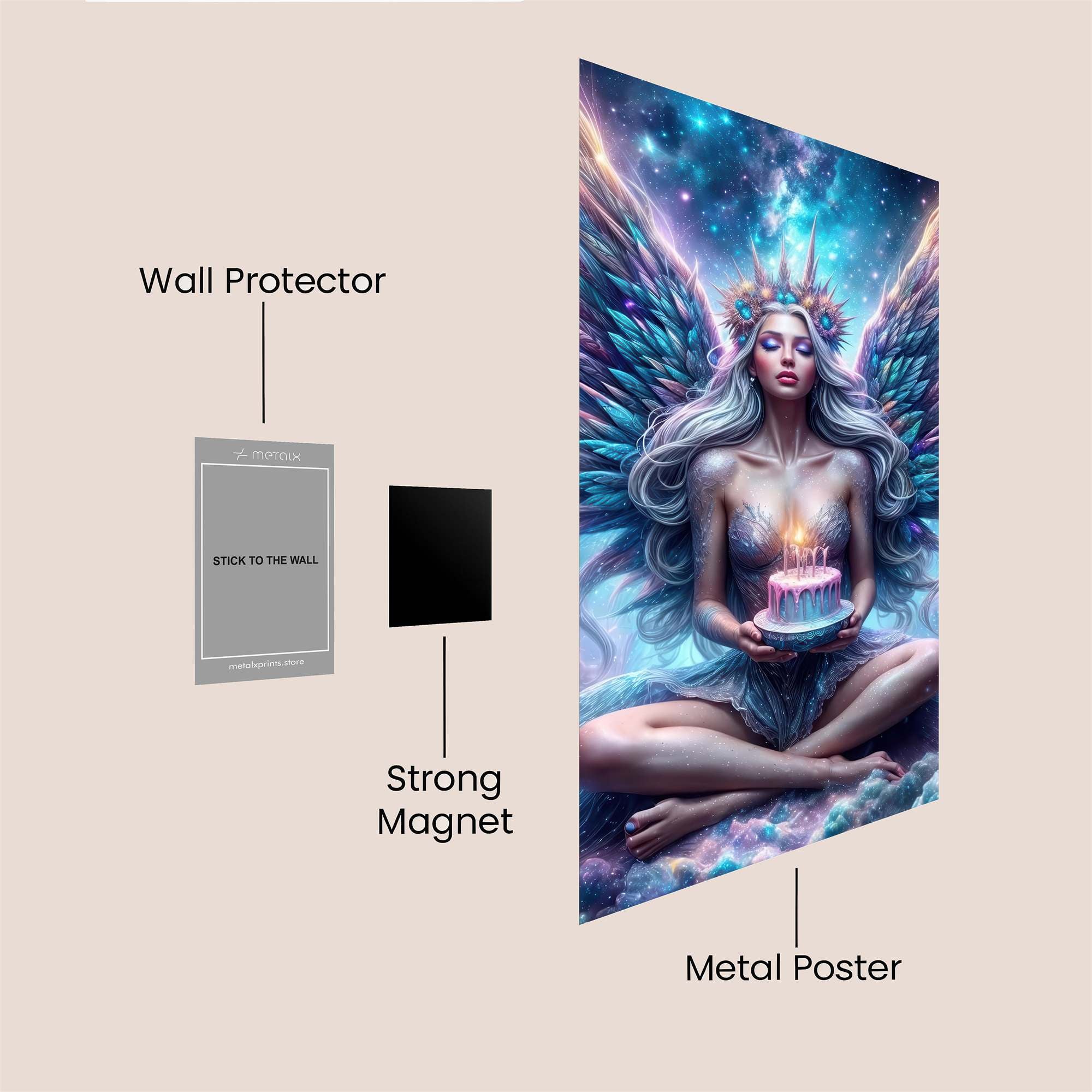 Angel Celebration Safe Wall Magnetic / M