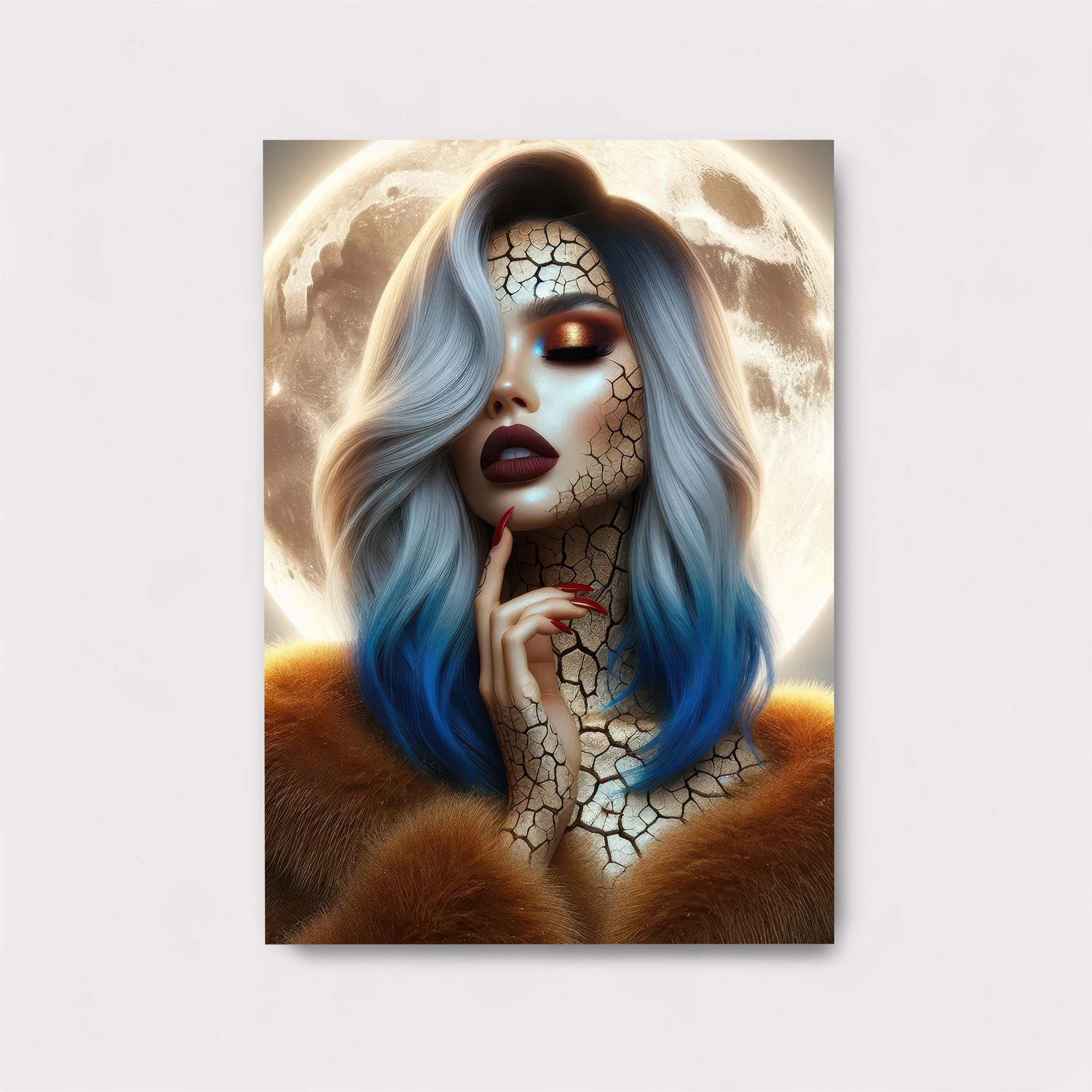 Cracked Enigma Safe Wall Magnetic / M