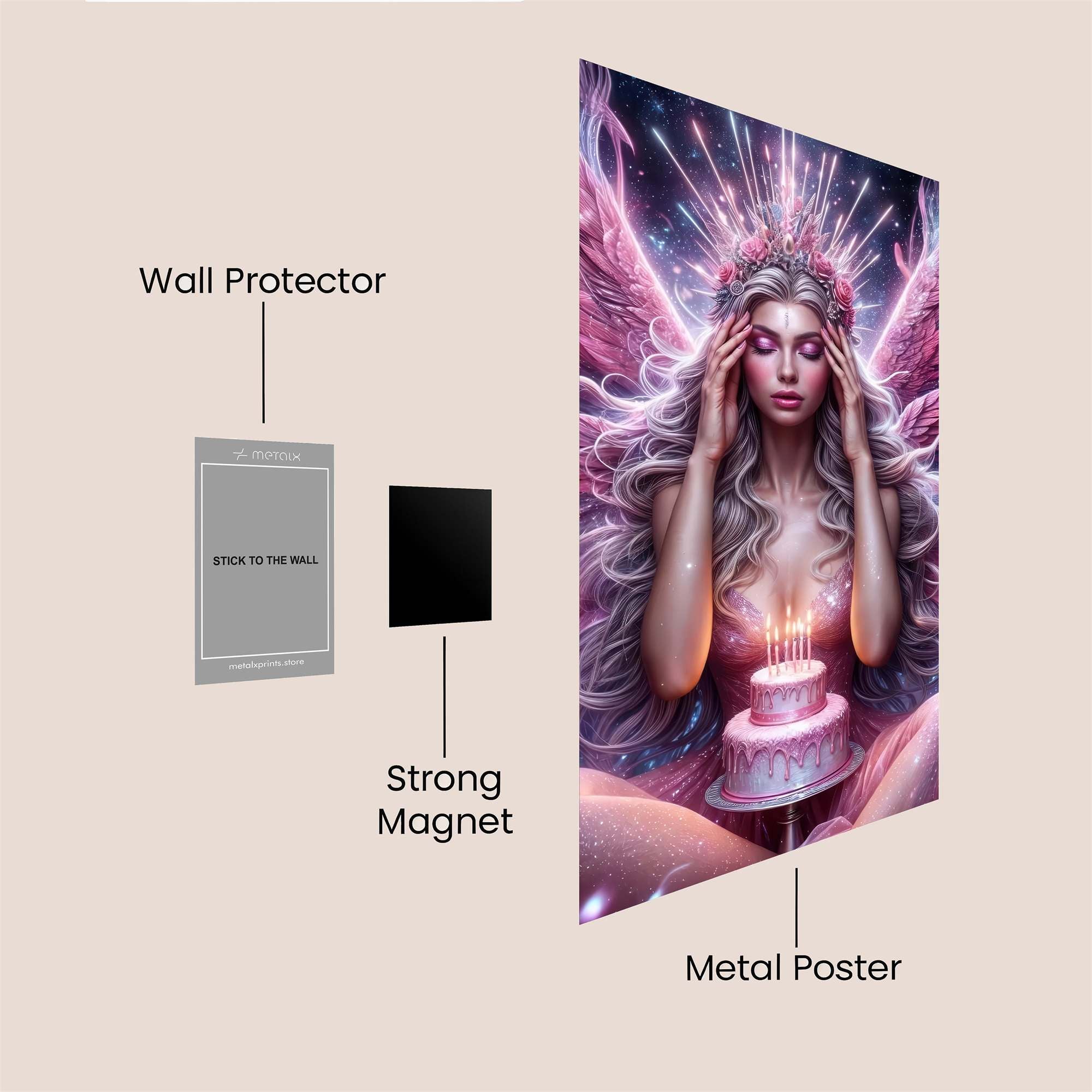 Angelic Celebration Safe Wall Magnetic / M
