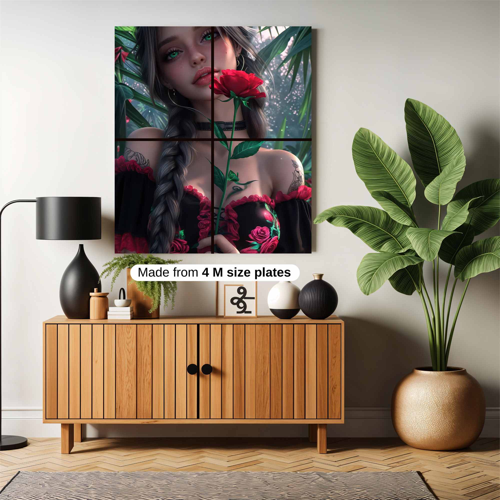 Rose Enchantress Safe Wall Magnetic / M