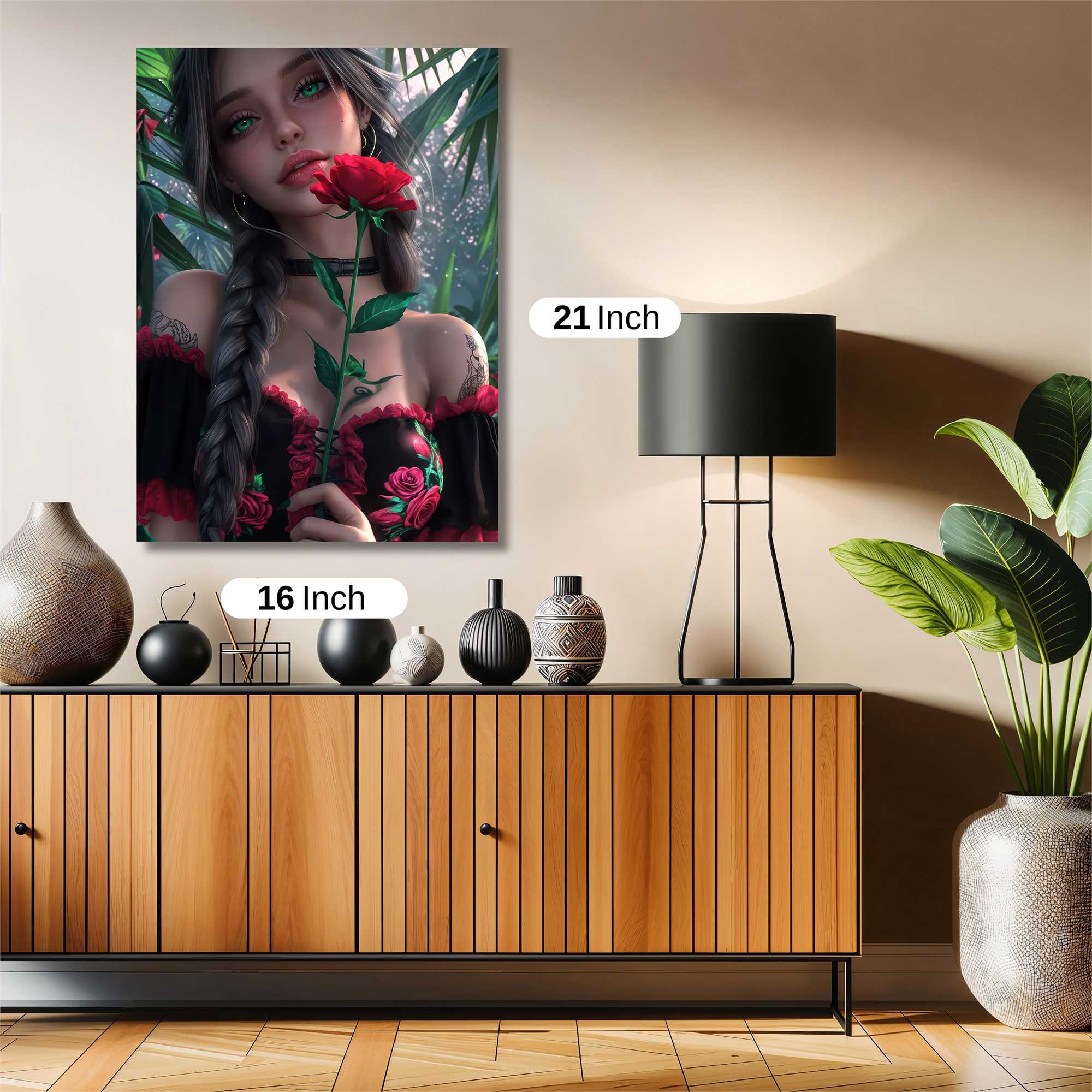 Rose Enchantress Safe Wall Magnetic / M