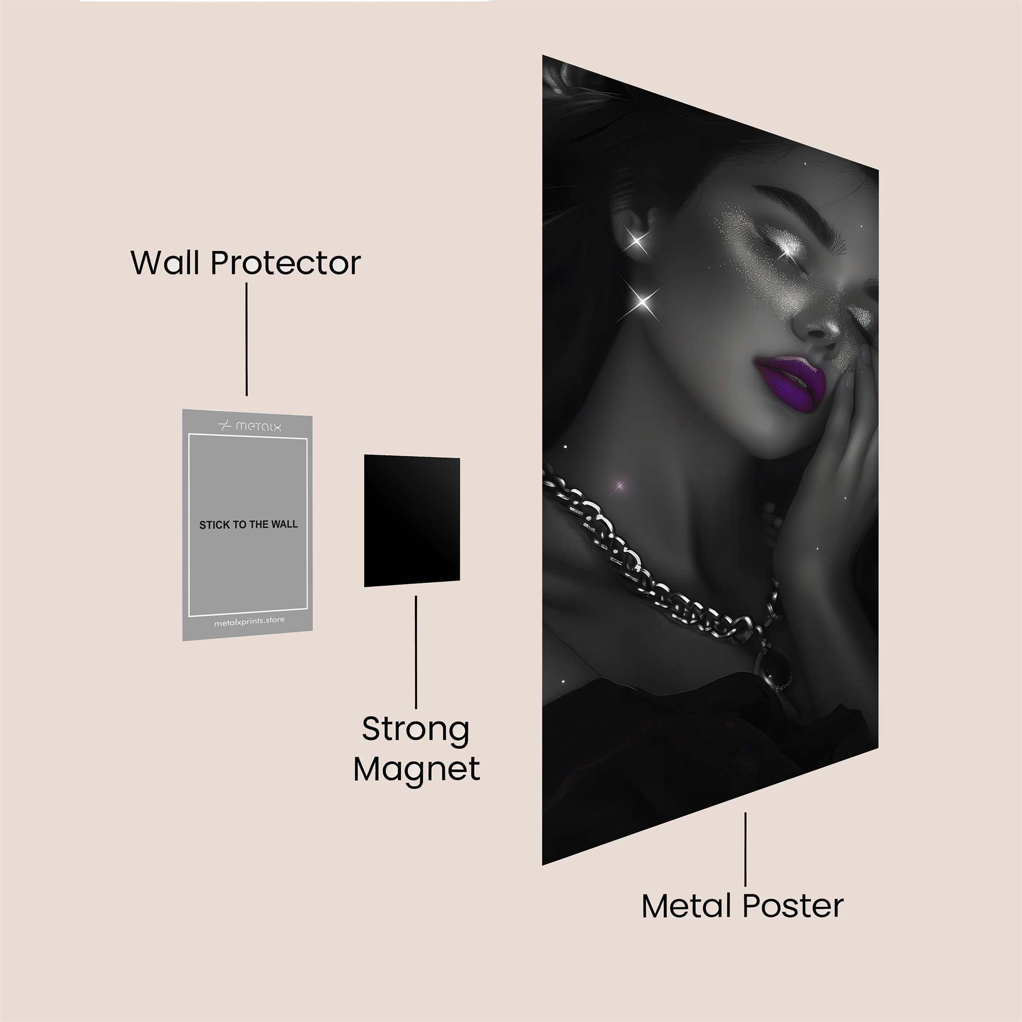 Mystic Allure Safe Wall Magnetic / M
