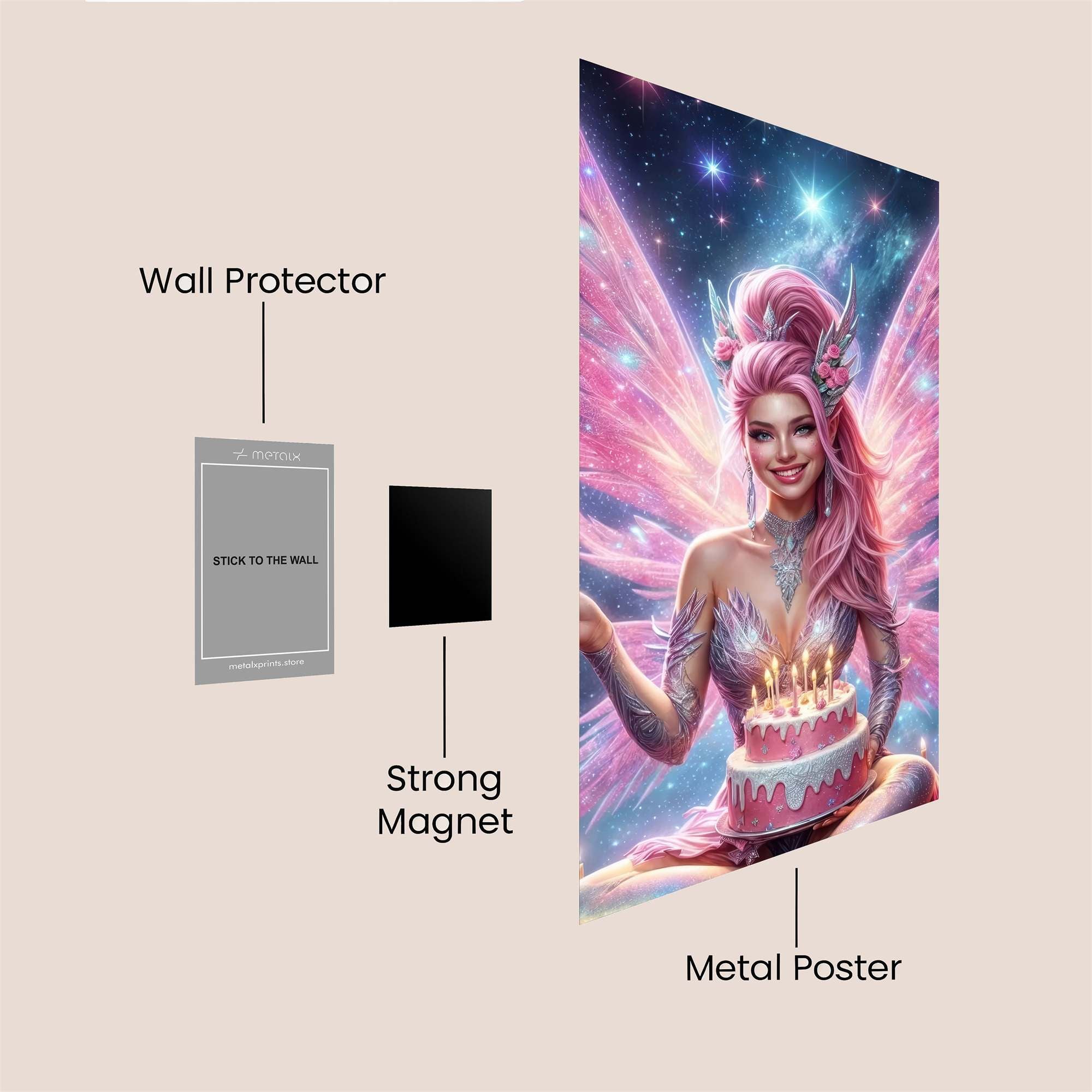 Fairy Delight Safe Wall Magnetic / M