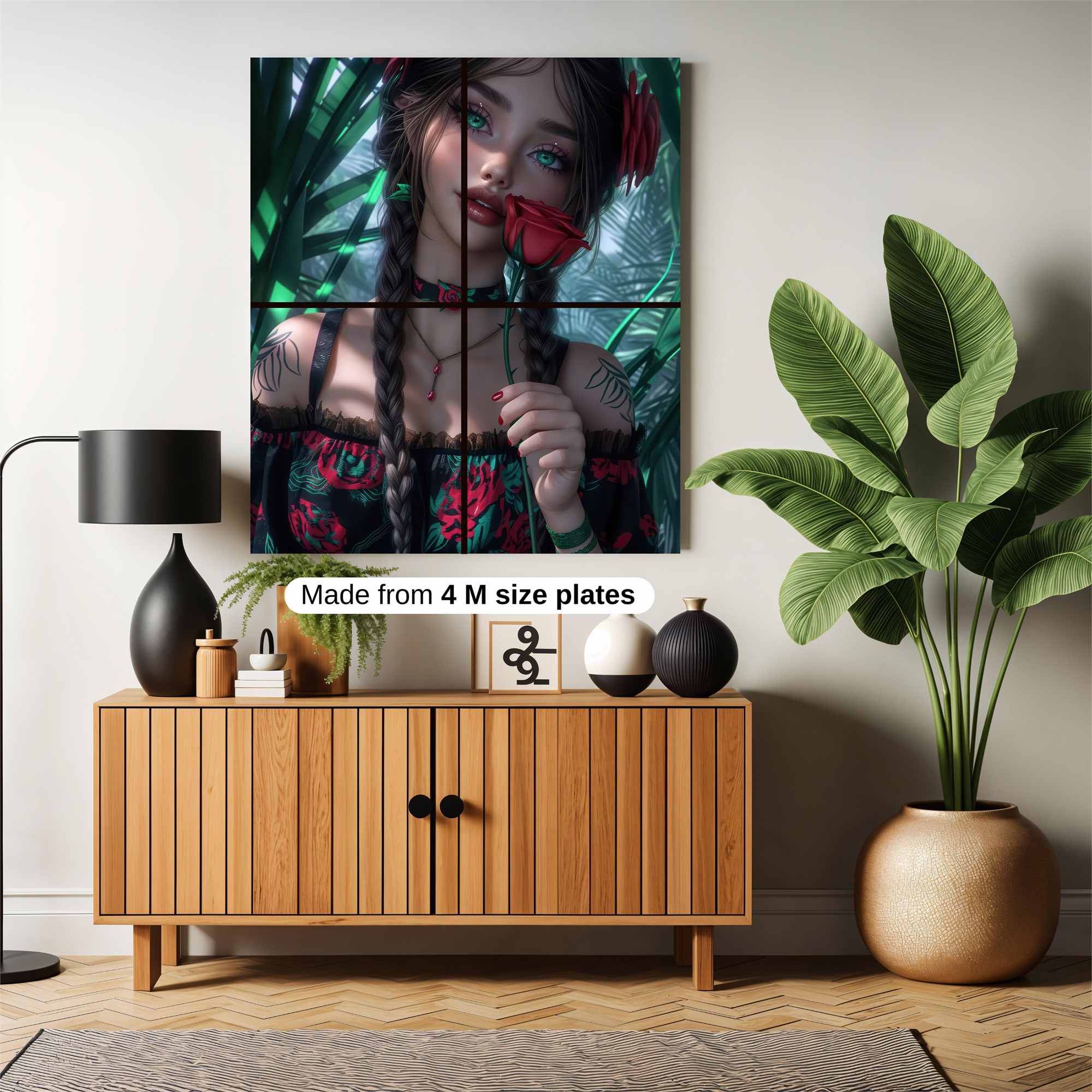 Rose Enigma Safe Wall Magnetic / M