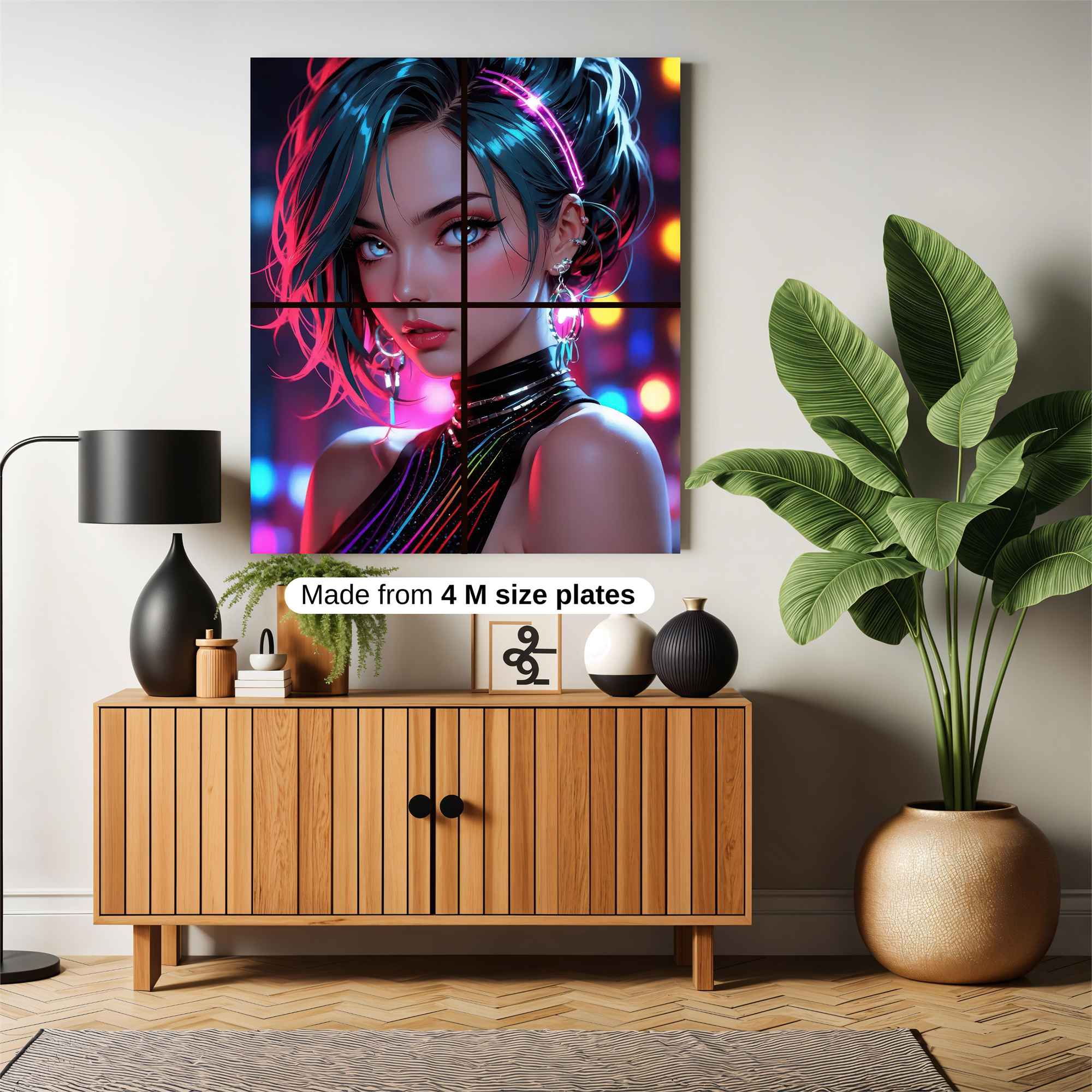 Neon Enigma Safe Wall Magnetic / M