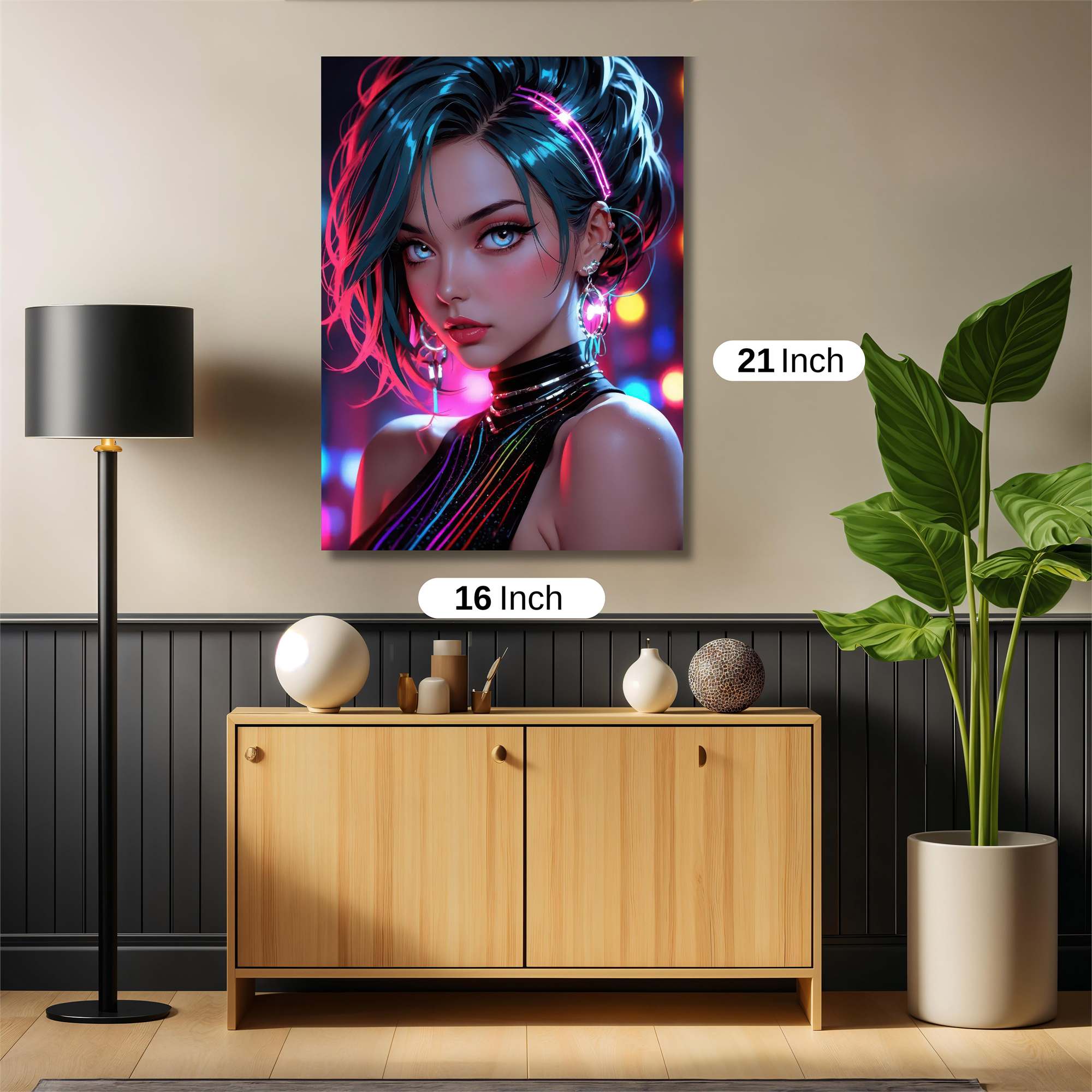 Neon Enigma Safe Wall Magnetic / M