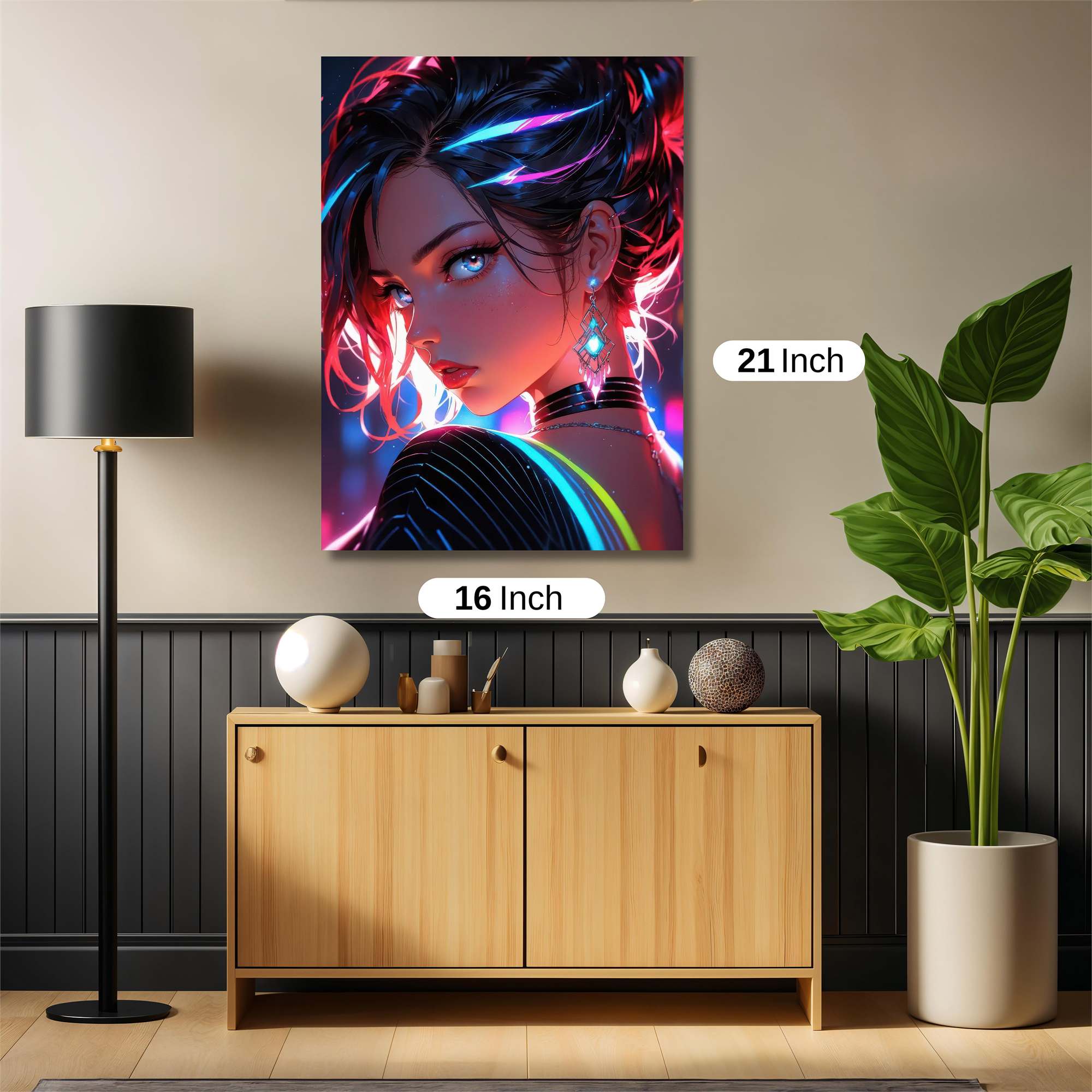 Neon Enigma Safe Wall Magnetic / M