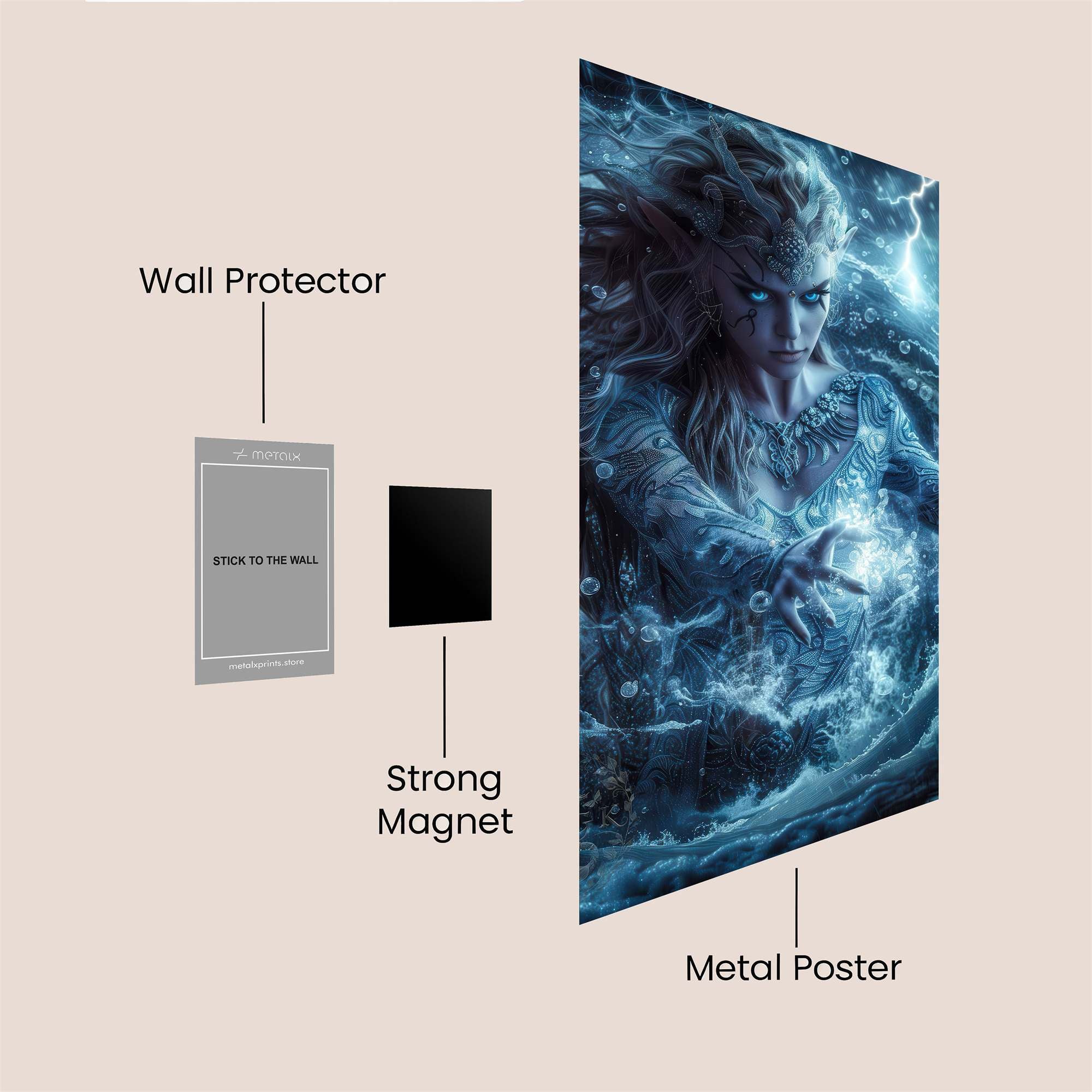 Aqua Enigma Safe Wall Magnetic / M