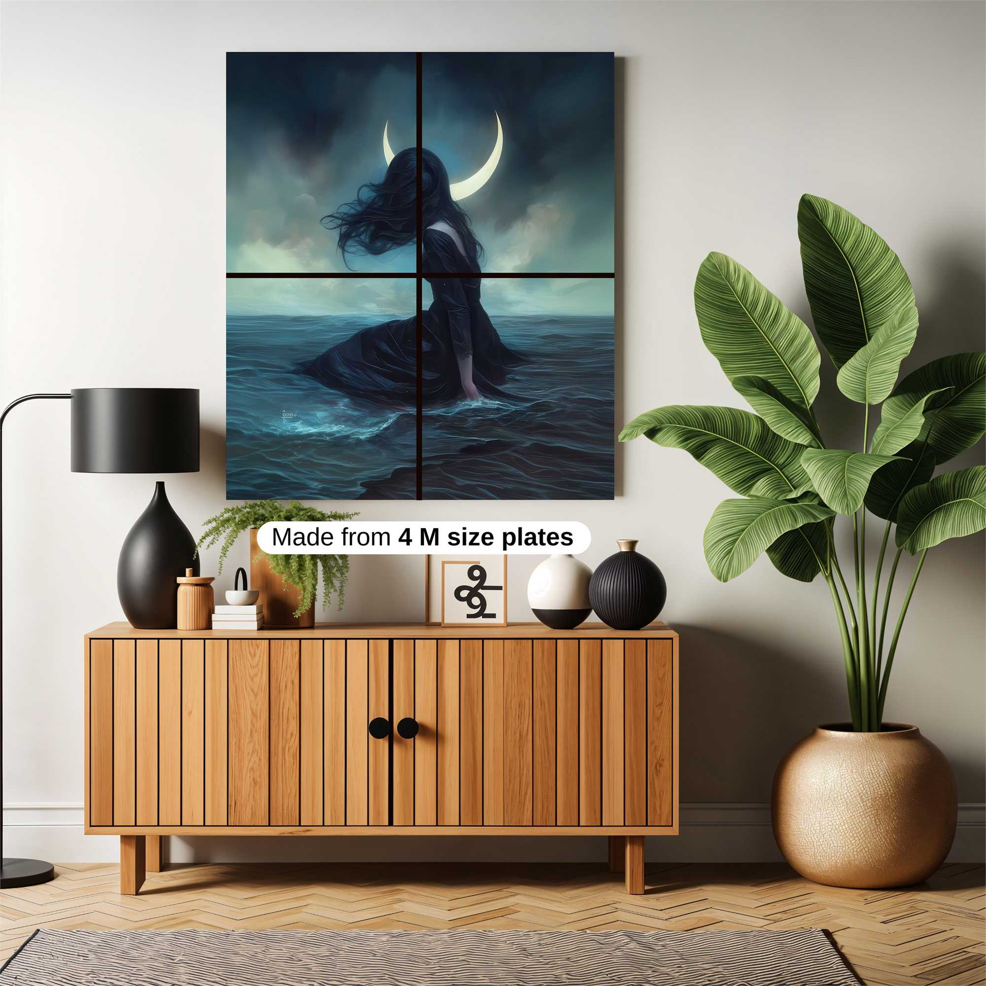 Moonlit Serenity Safe Wall Magnetic / M