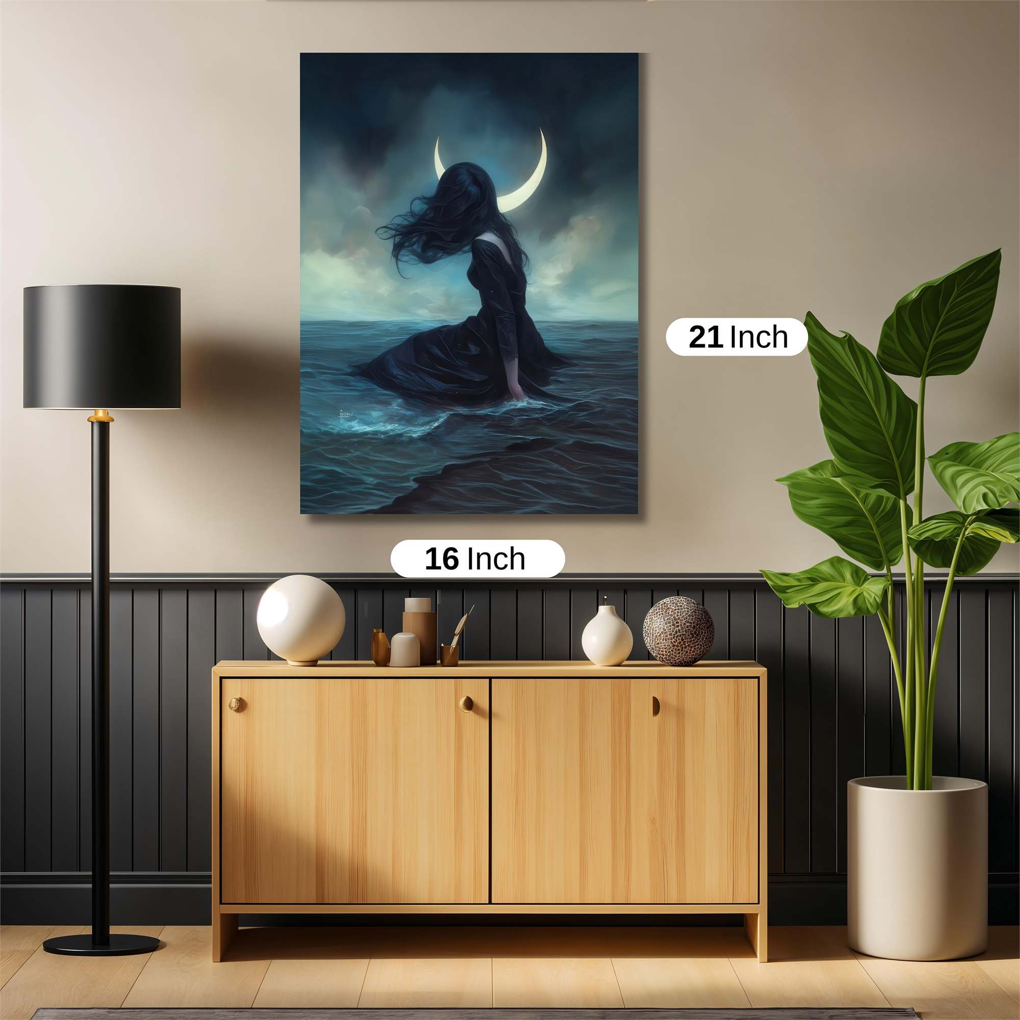 Moonlit Serenity Safe Wall Magnetic / M