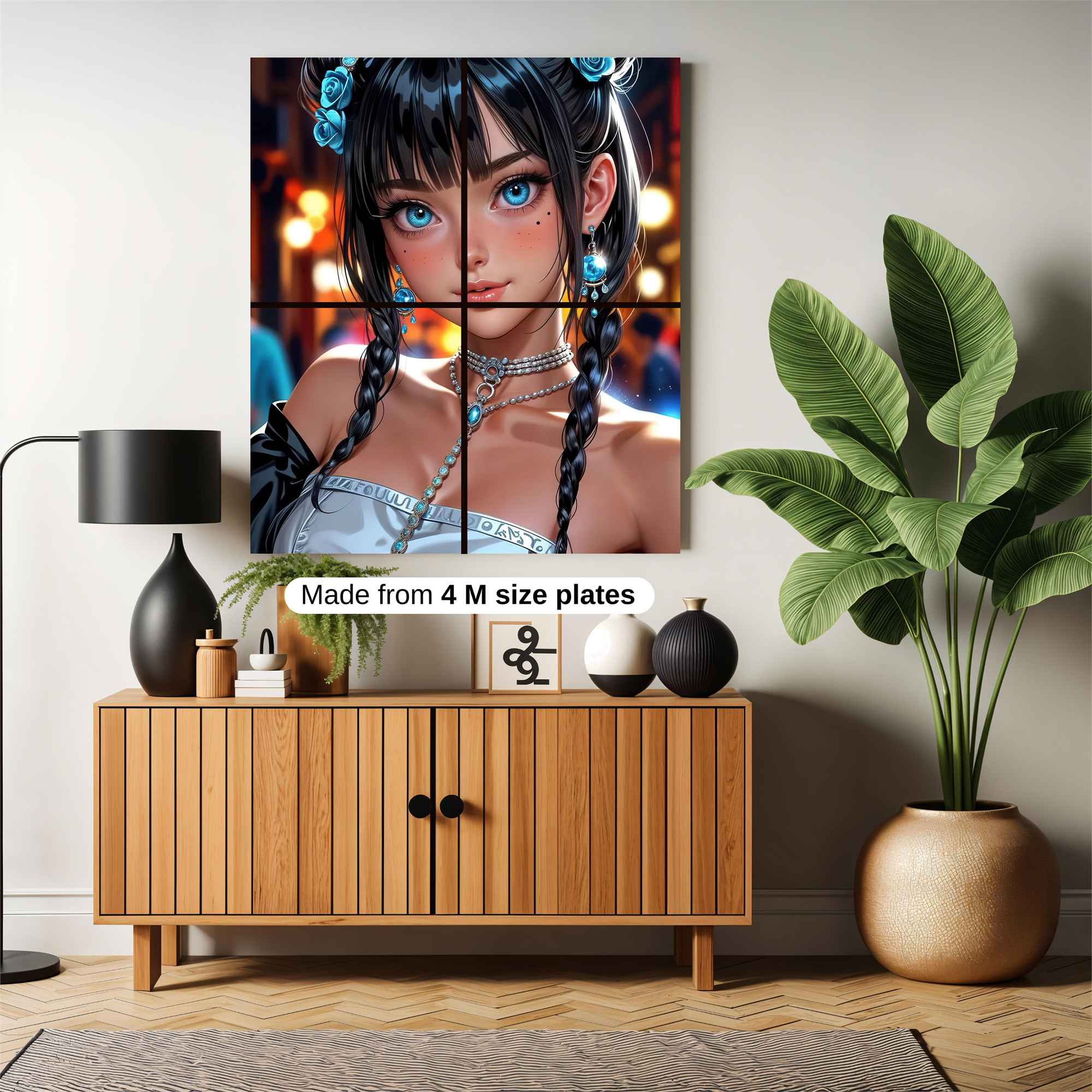 Azure Enchantress Safe Wall Magnetic / M