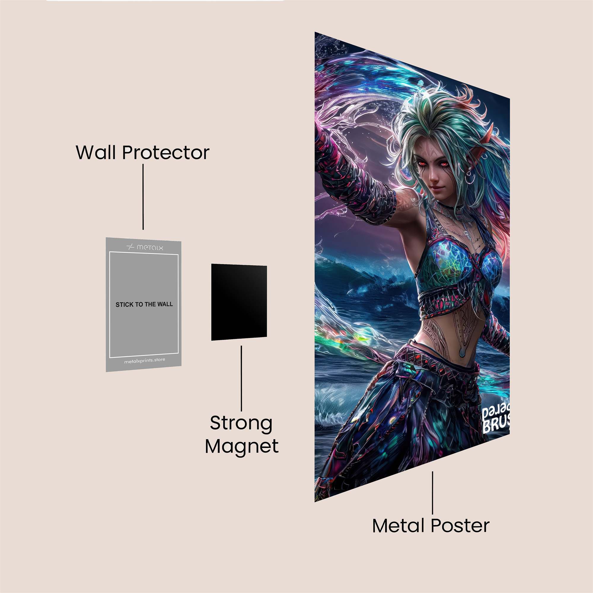 ChocoWhimsy Safe Wall Magnetic / M