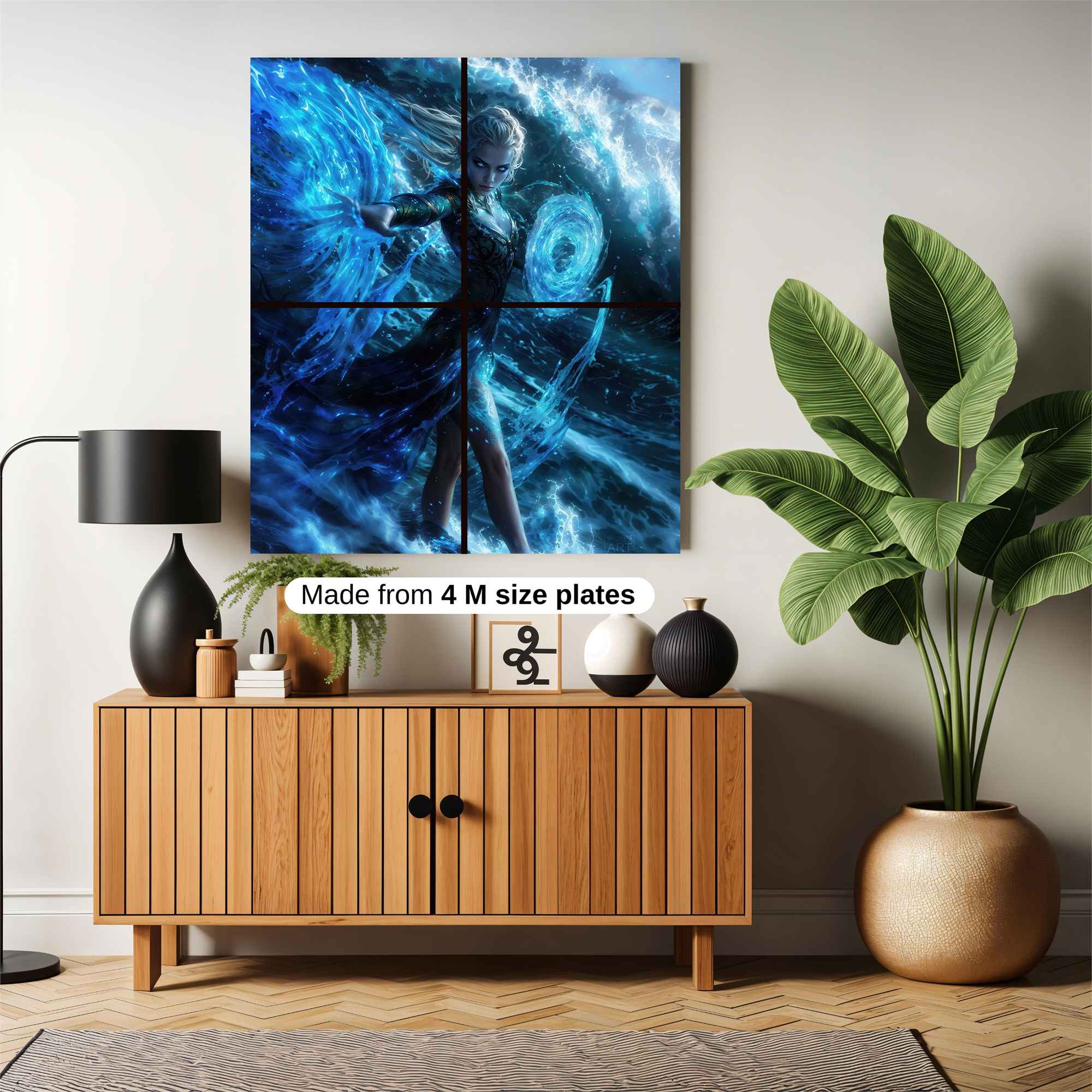 Aqua Sorceress Safe Wall Magnetic / M