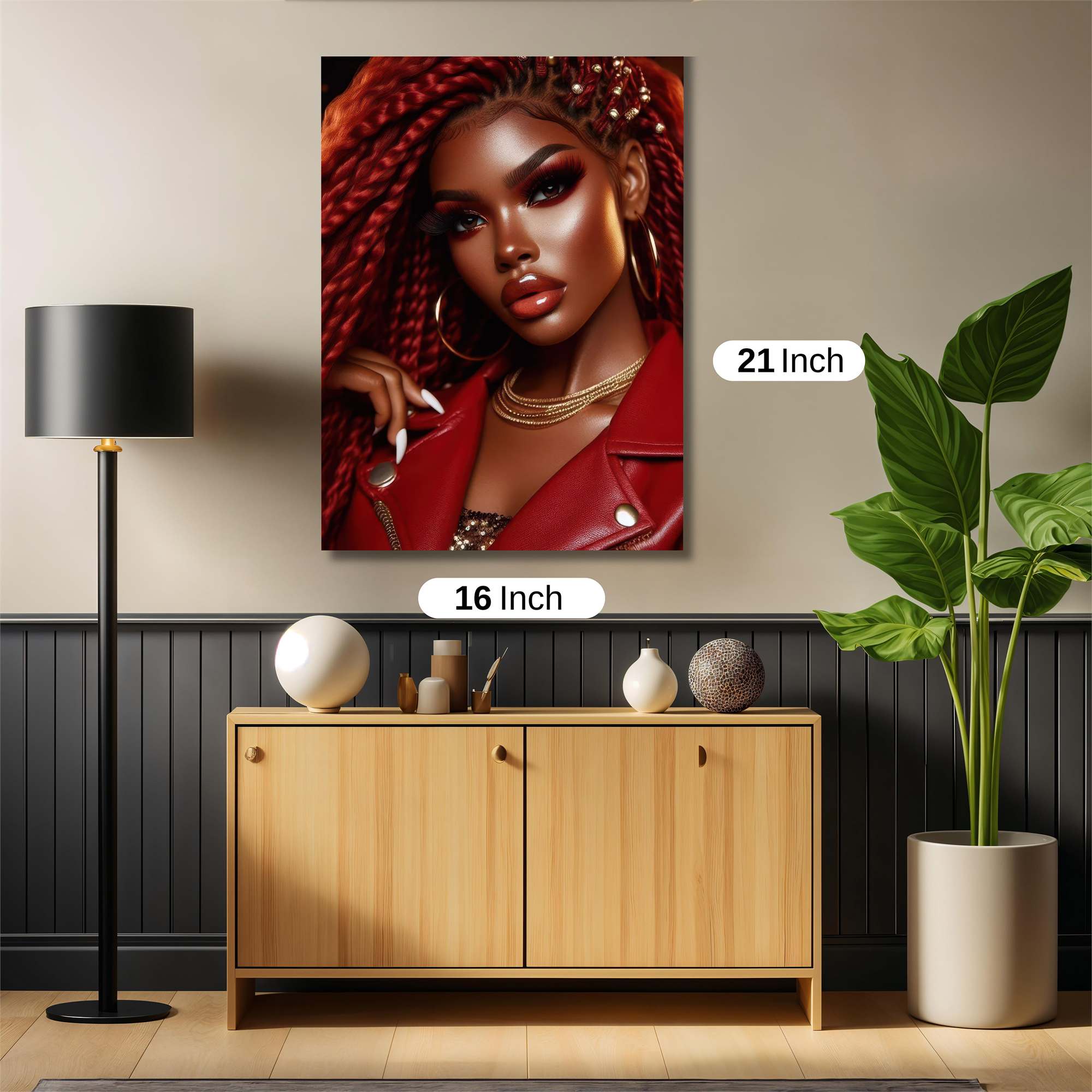 Brazen Beauty Safe Wall Magnetic / M