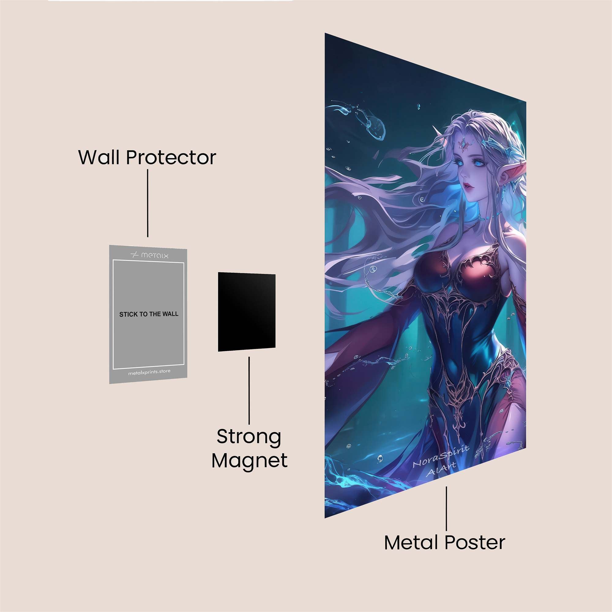 Elven Serenity Safe Wall Magnetic / M