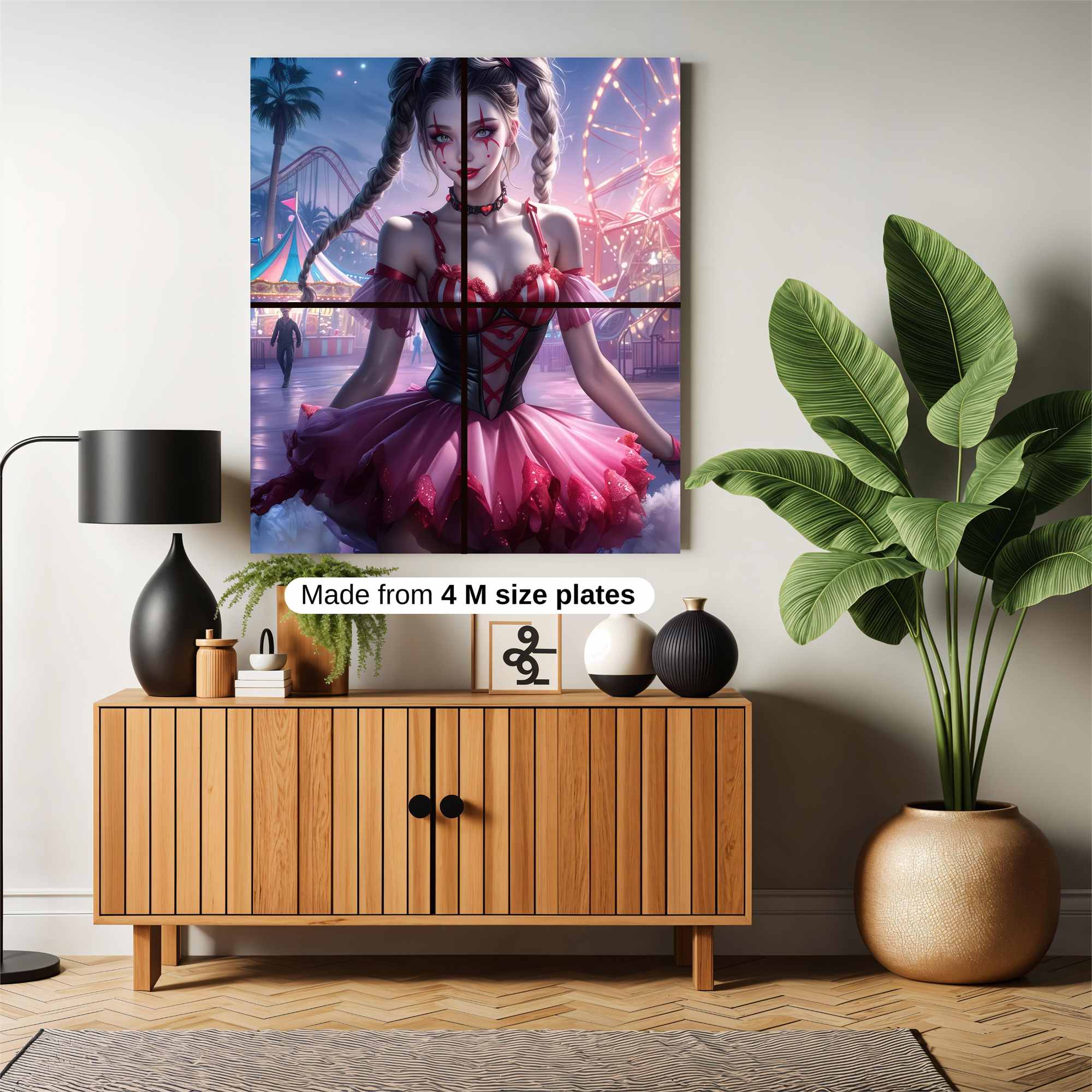 Carnival Clown Safe Wall Magnetic / M