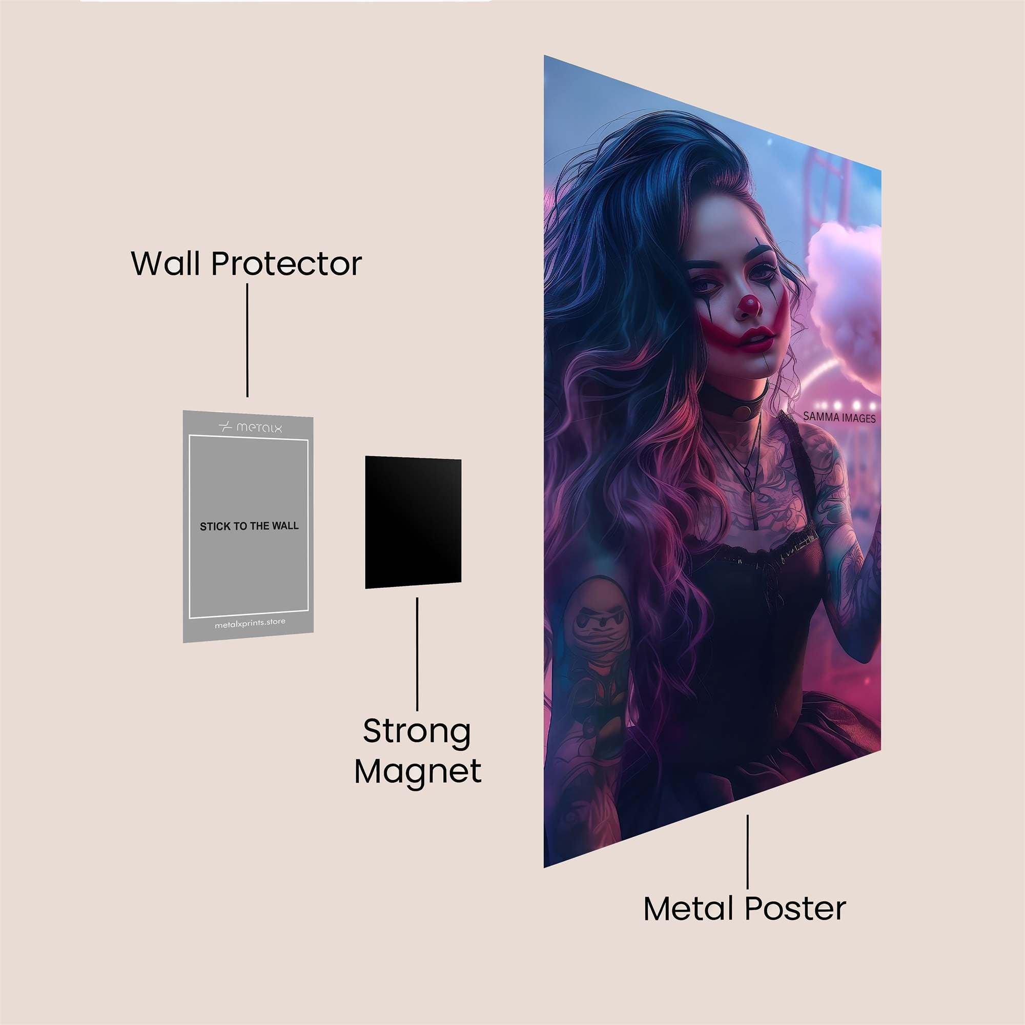 Carnival Chaos Safe Wall Magnetic / M
