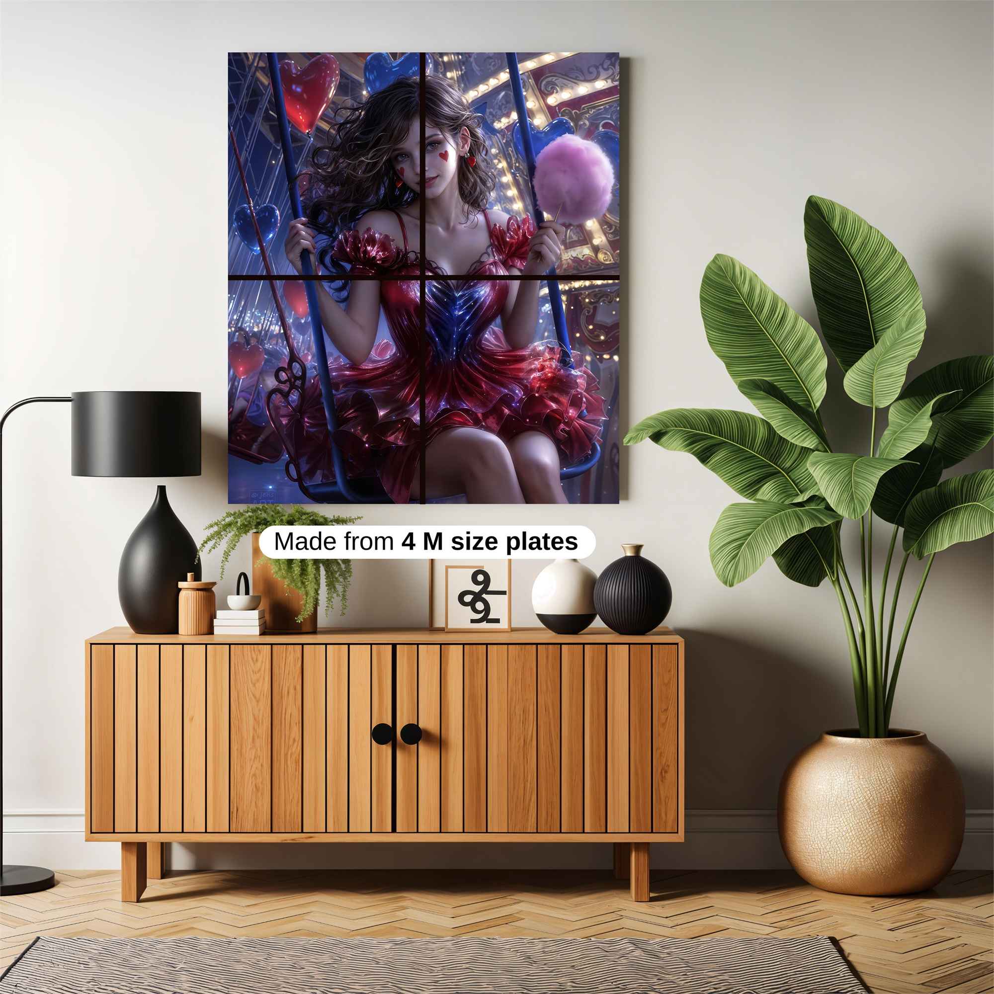 Carnival Whimsy Safe Wall Magnetic / M