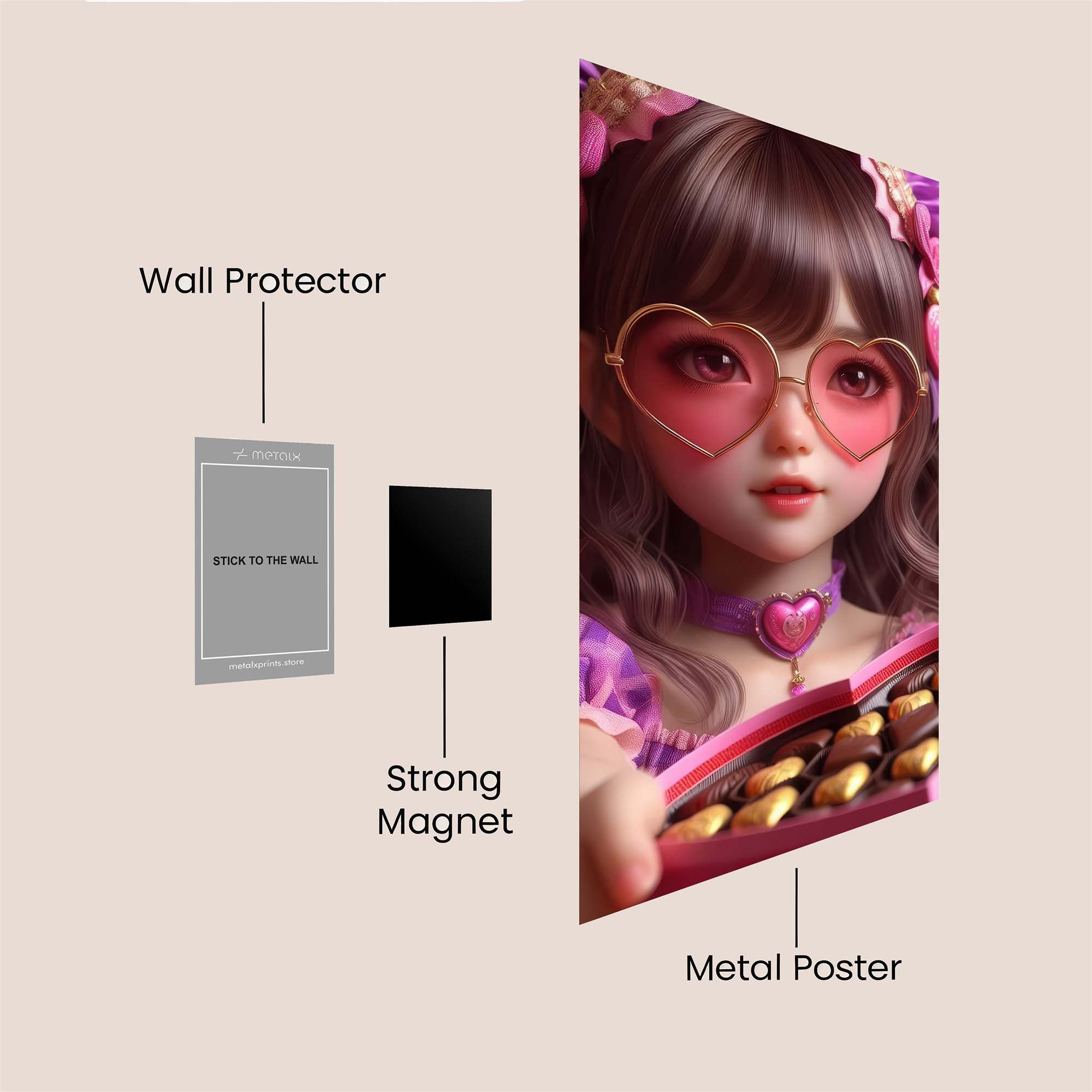 Chocolaty Charm Safe Wall Magnetic / M