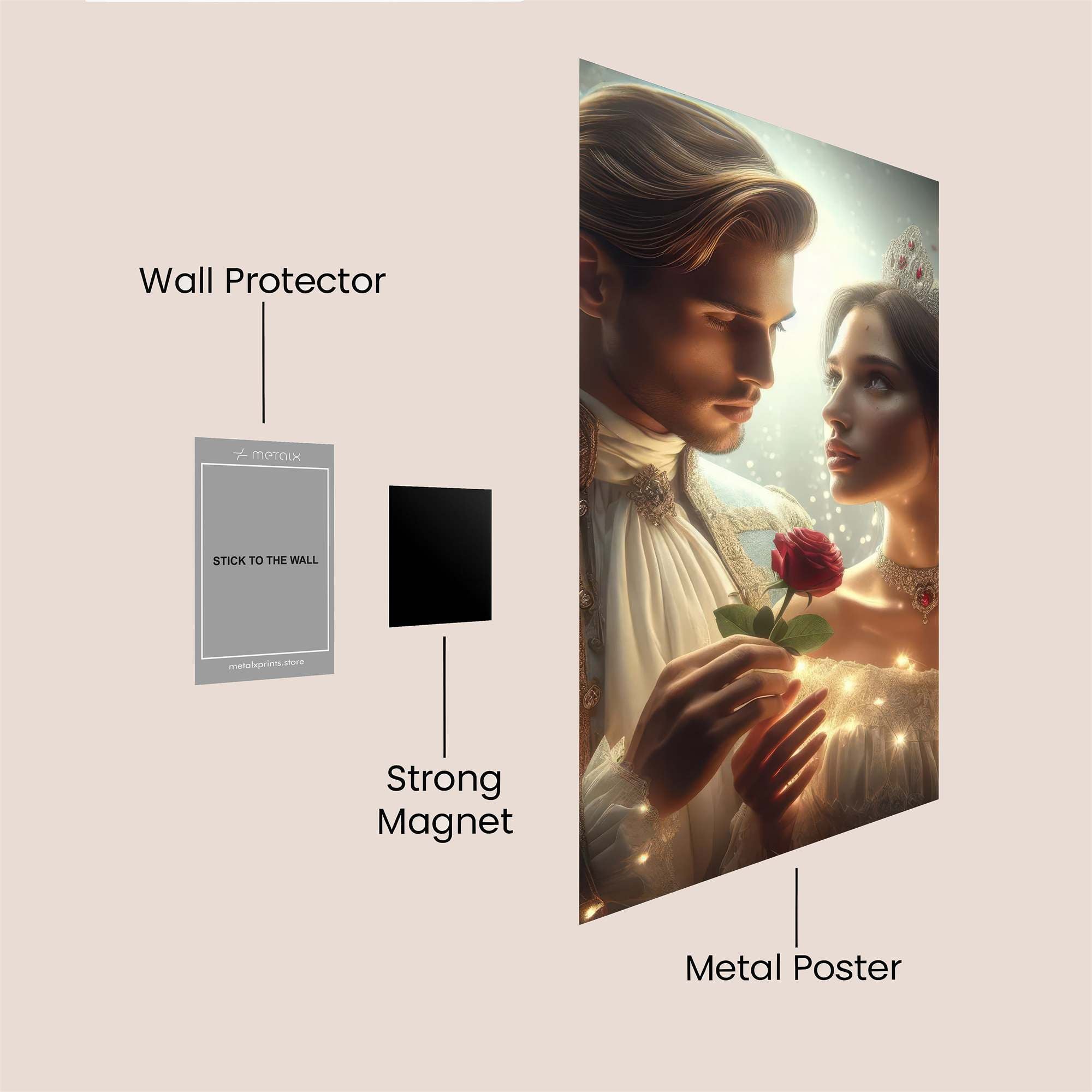 Royal Romance Safe Wall Magnetic / M