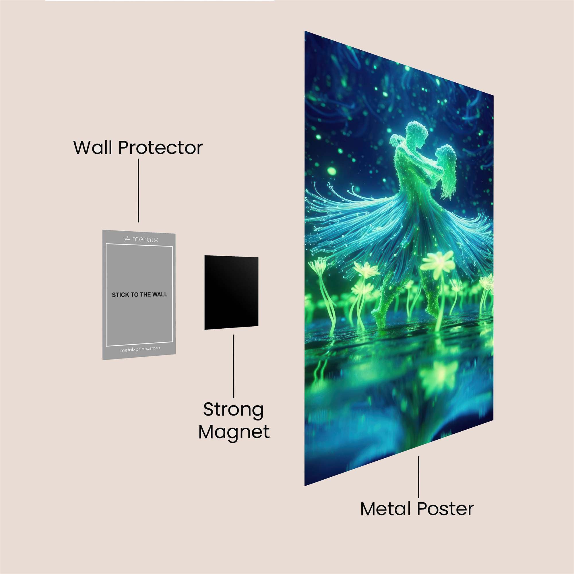 Starlit Waltz Safe Wall Magnetic / M