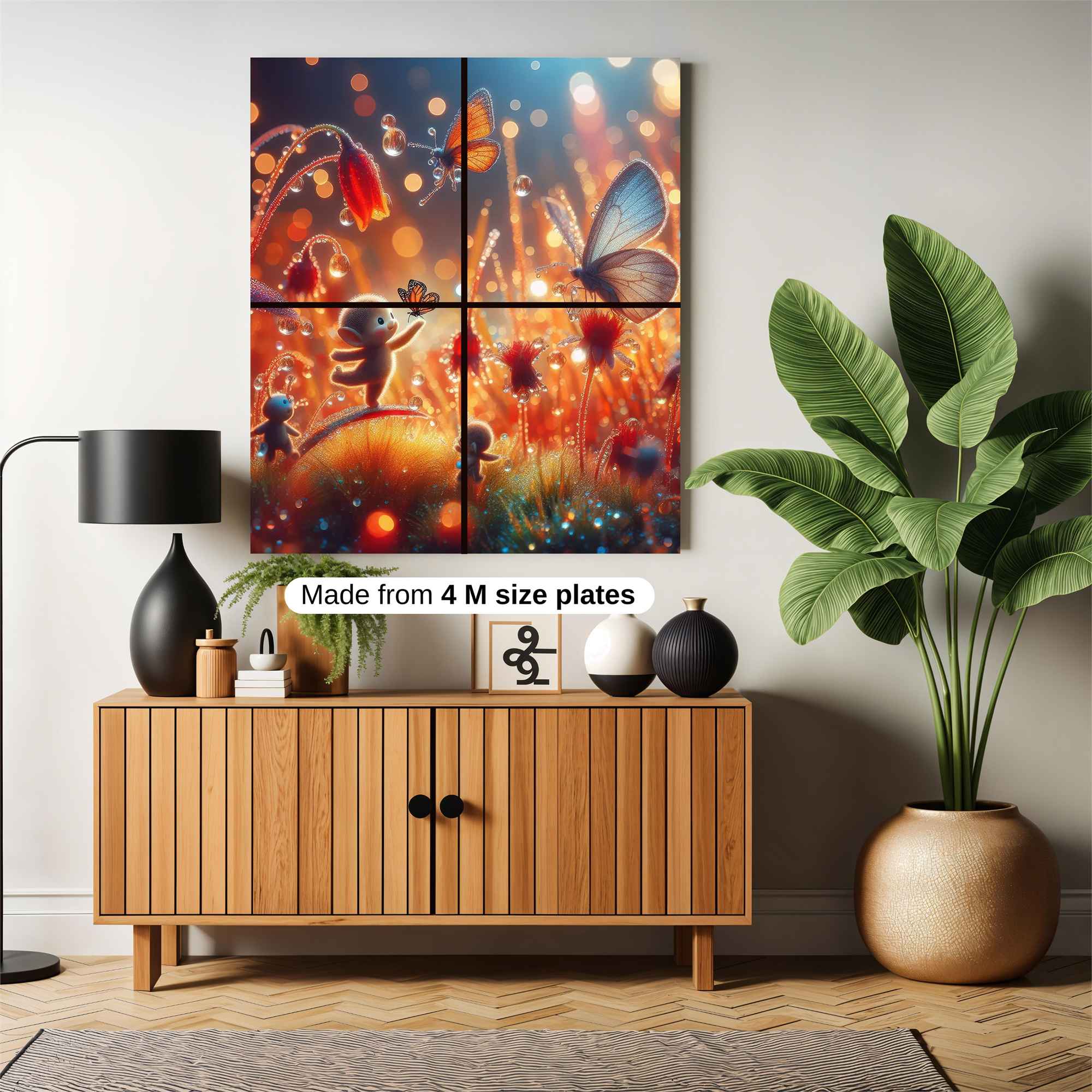 Butterfly Whimsy Safe Wall Magnetic / M