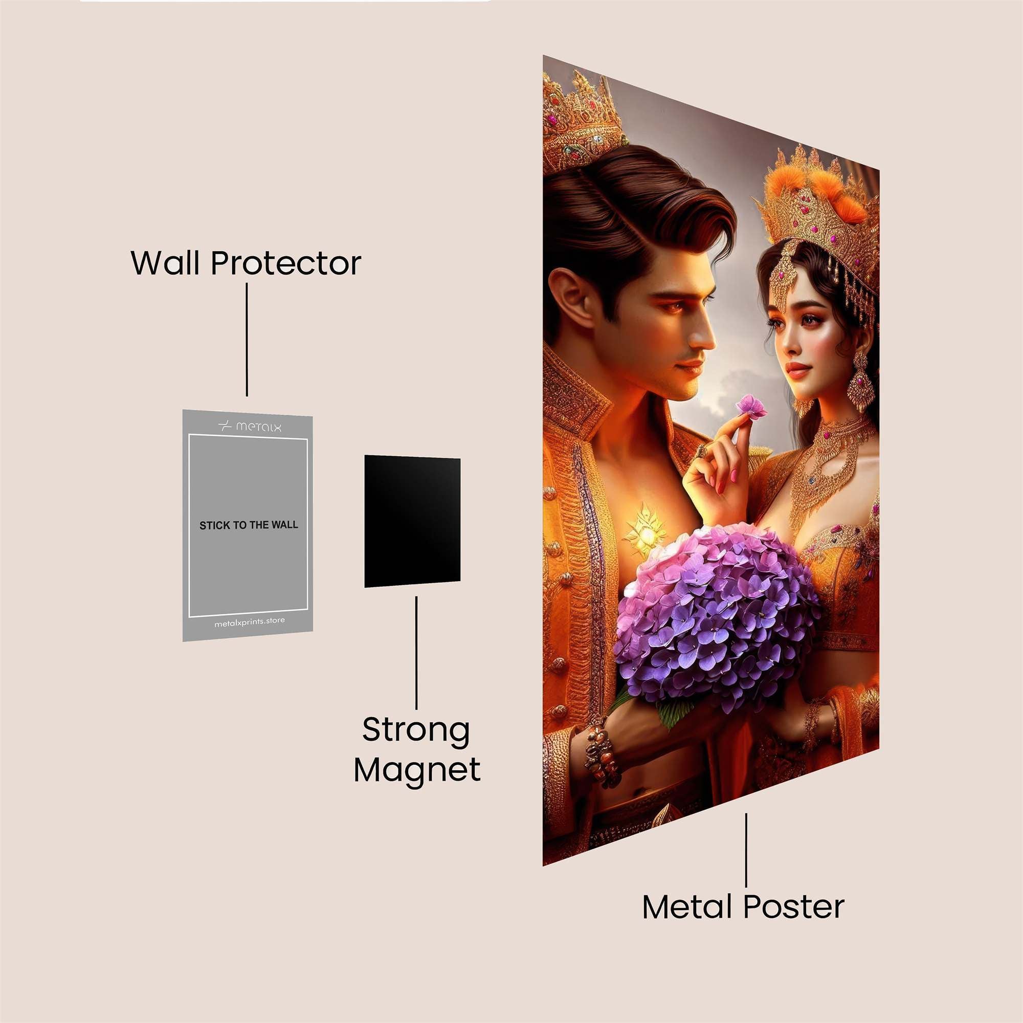 Royal Romance Safe Wall Magnetic / M