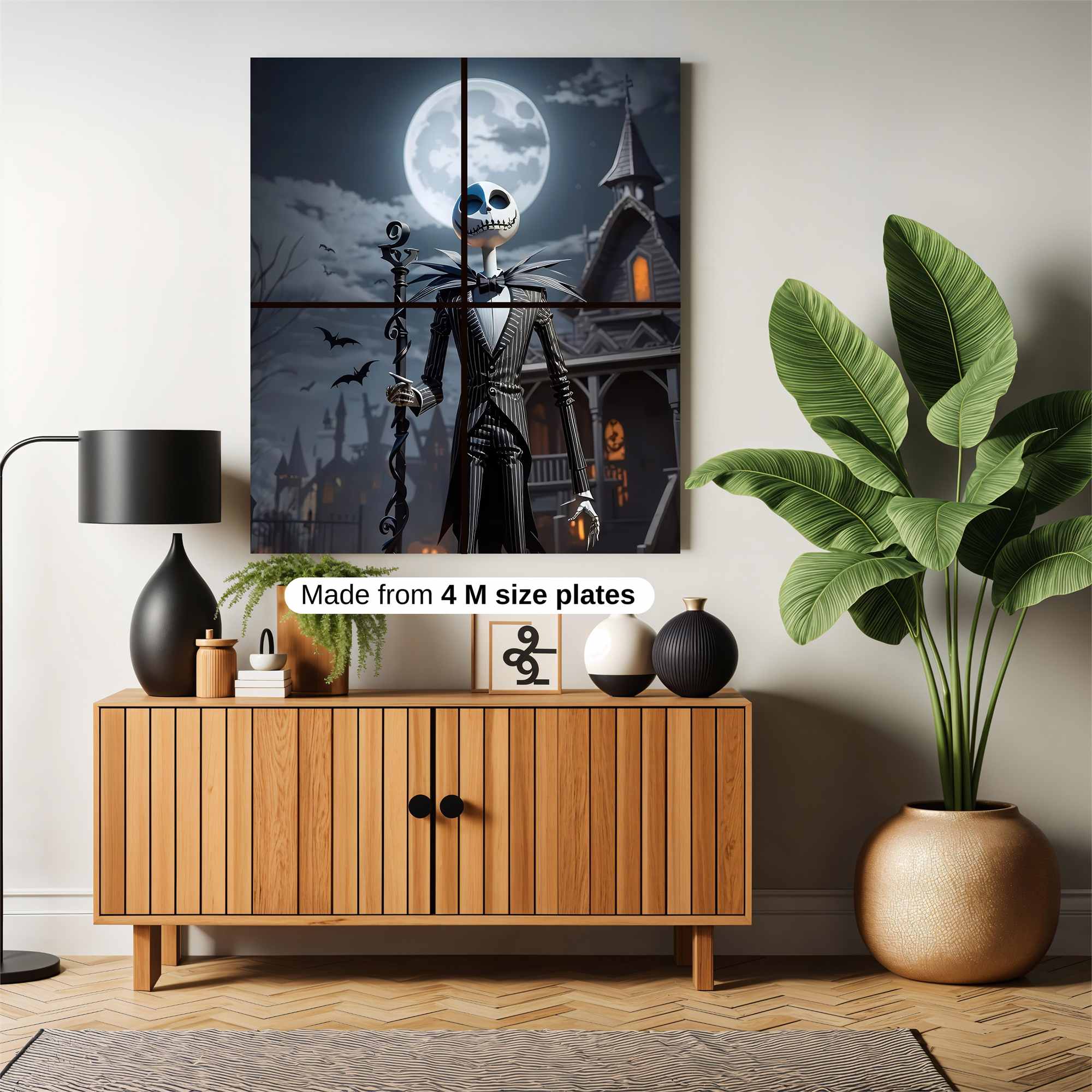 Skellington Spooky Safe Wall Magnetic / M
