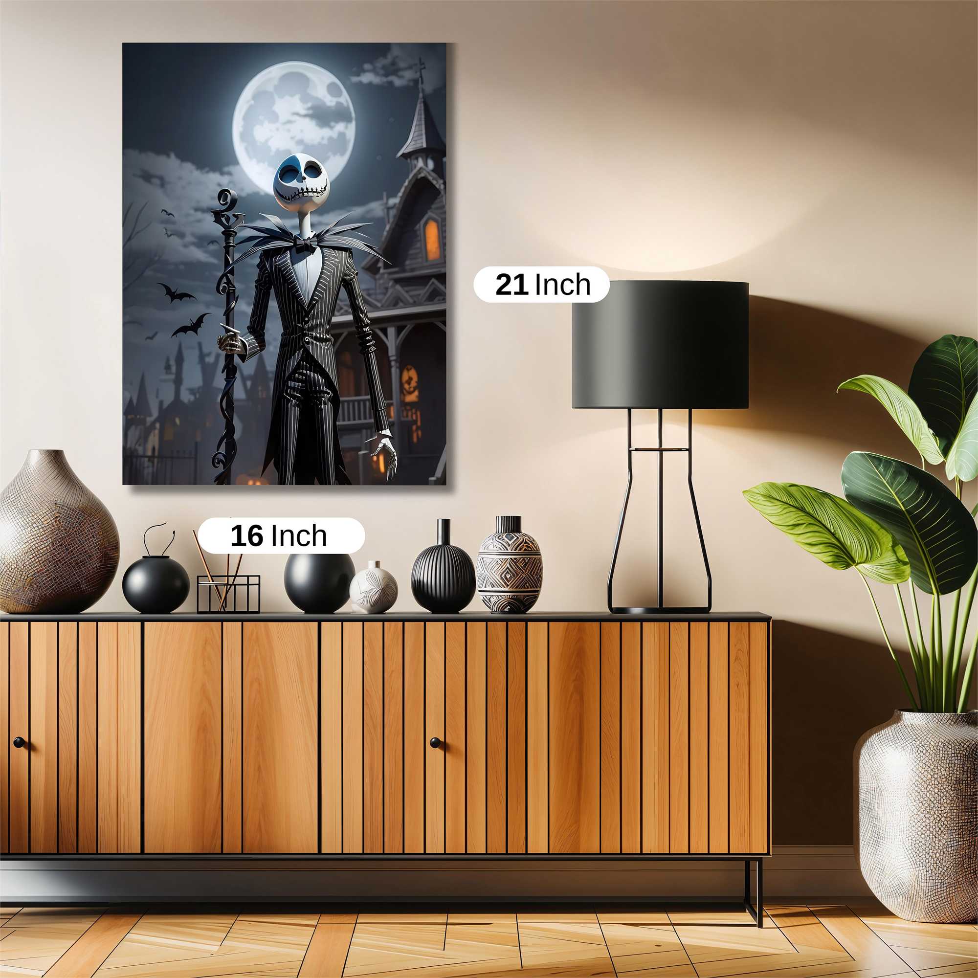 Skellington Spooky Safe Wall Magnetic / M