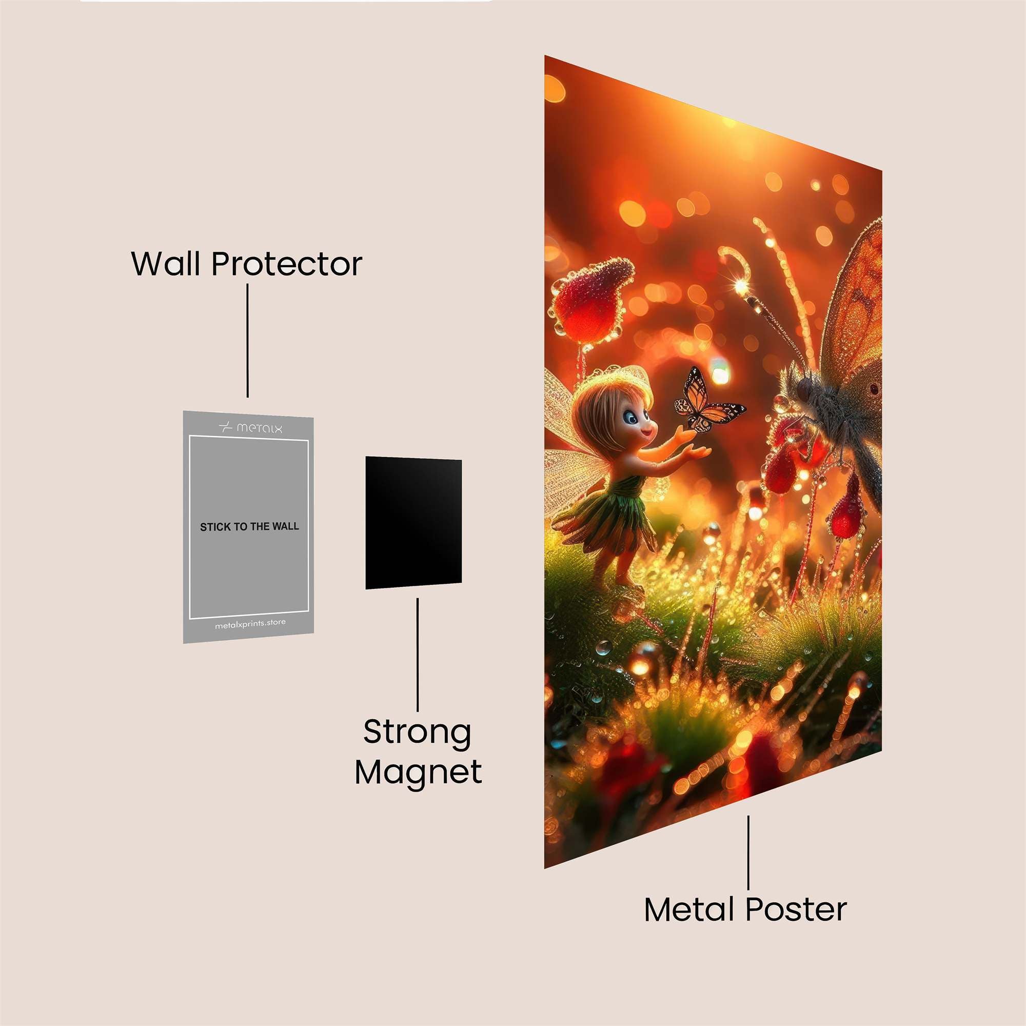 Fairy Enchantment Safe Wall Magnetic / M