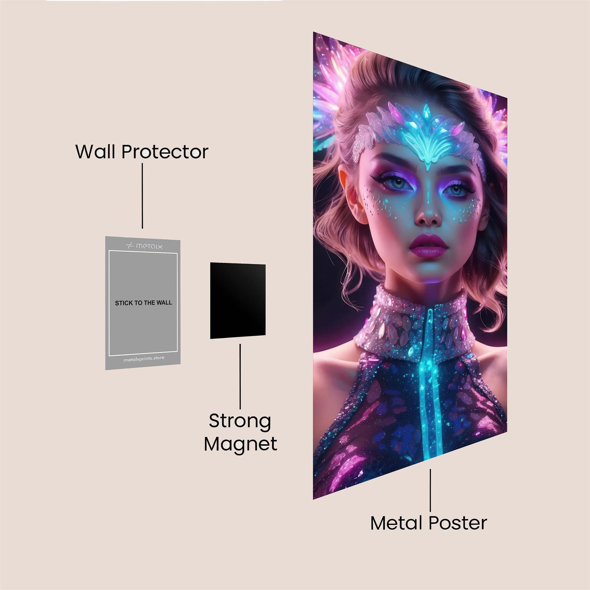 Fairy Enchantment Safe Wall Magnetic / M