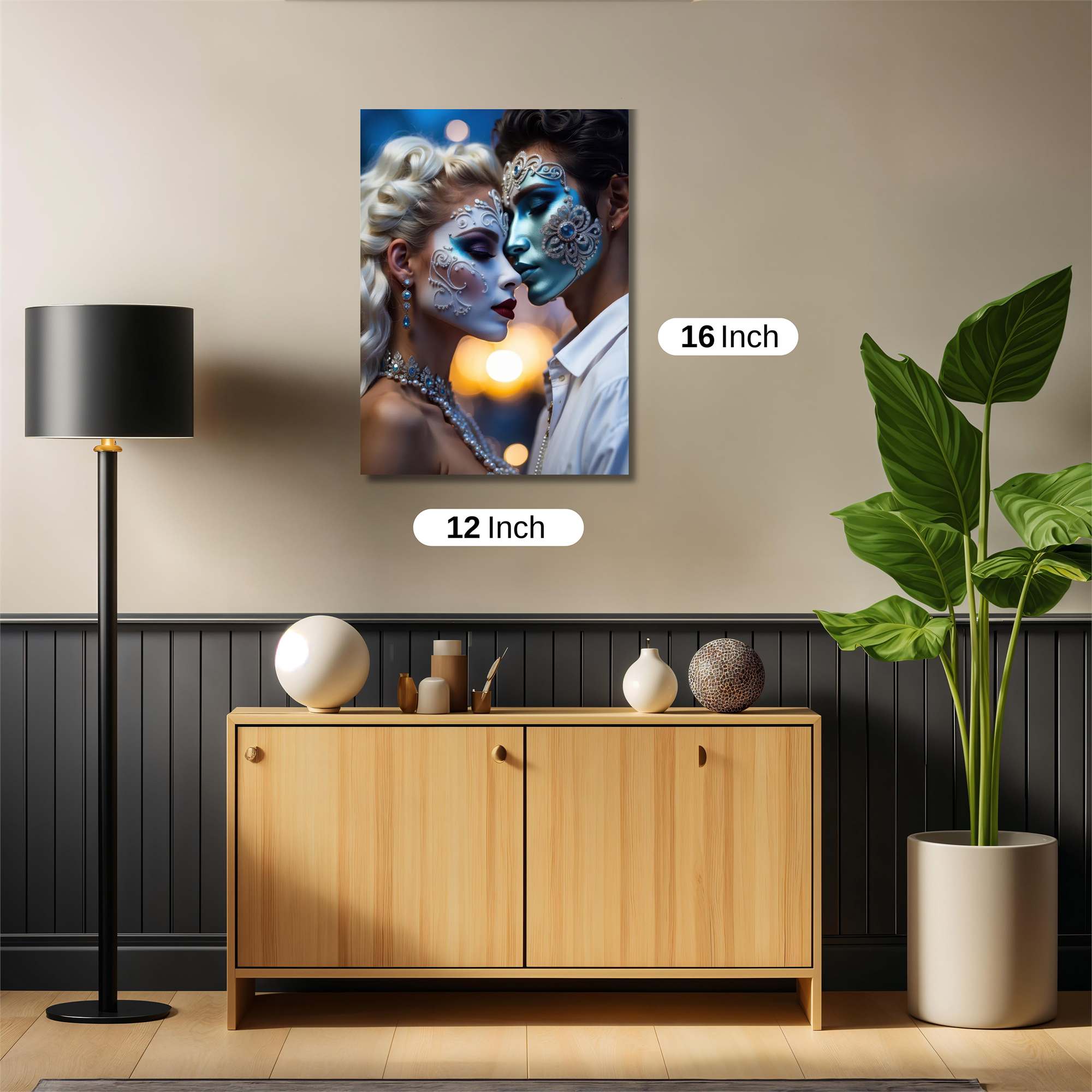 Masquerade Enchantment Safe Wall Magnetic / M