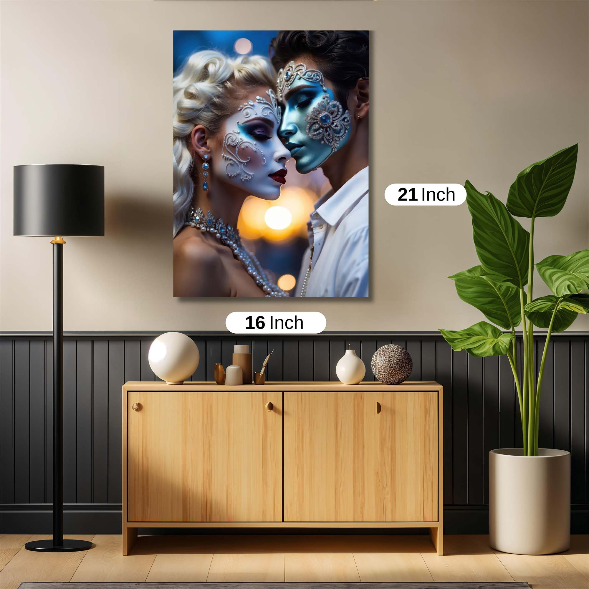 Masquerade Enchantment Safe Wall Magnetic / M