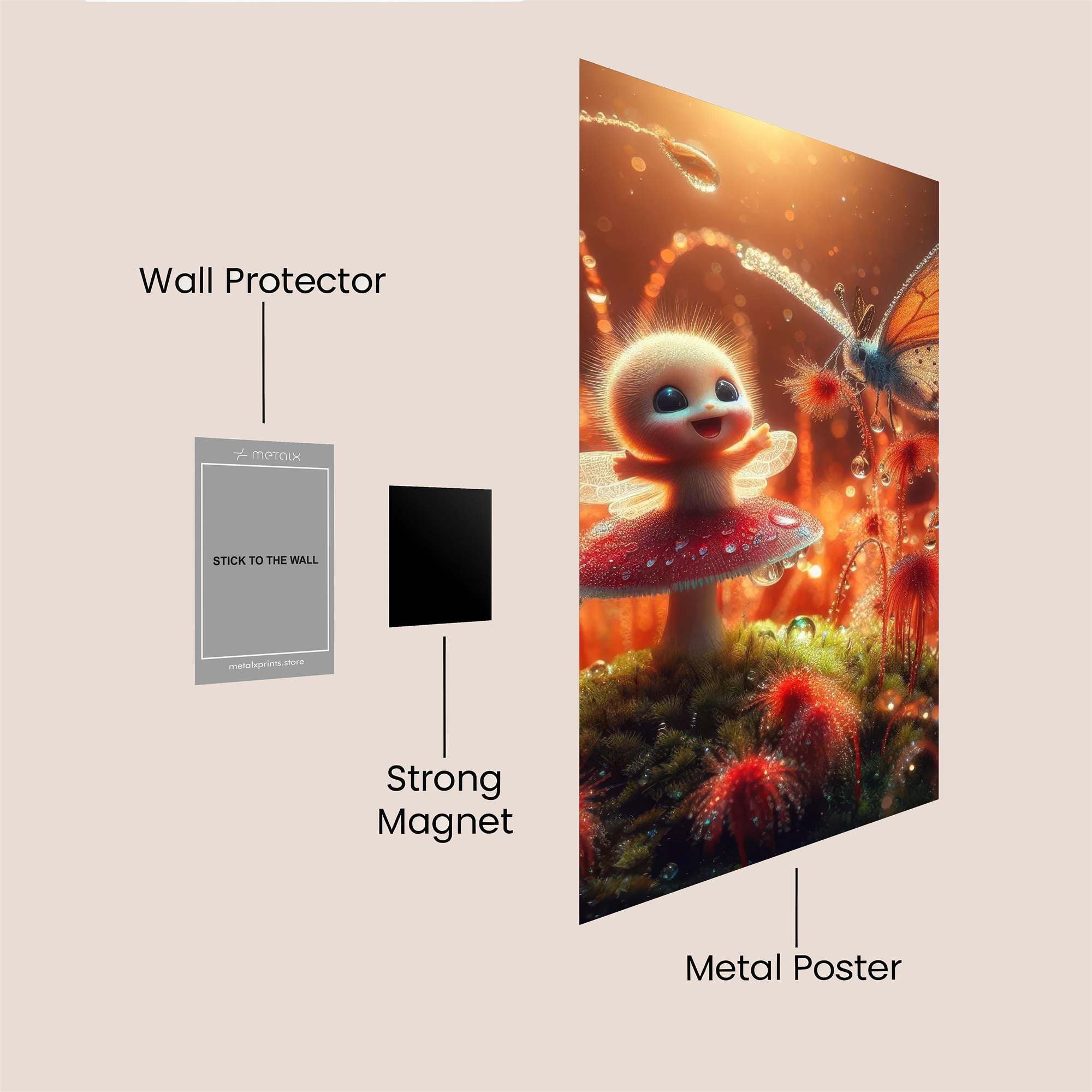 Fairy Delight Safe Wall Magnetic / M