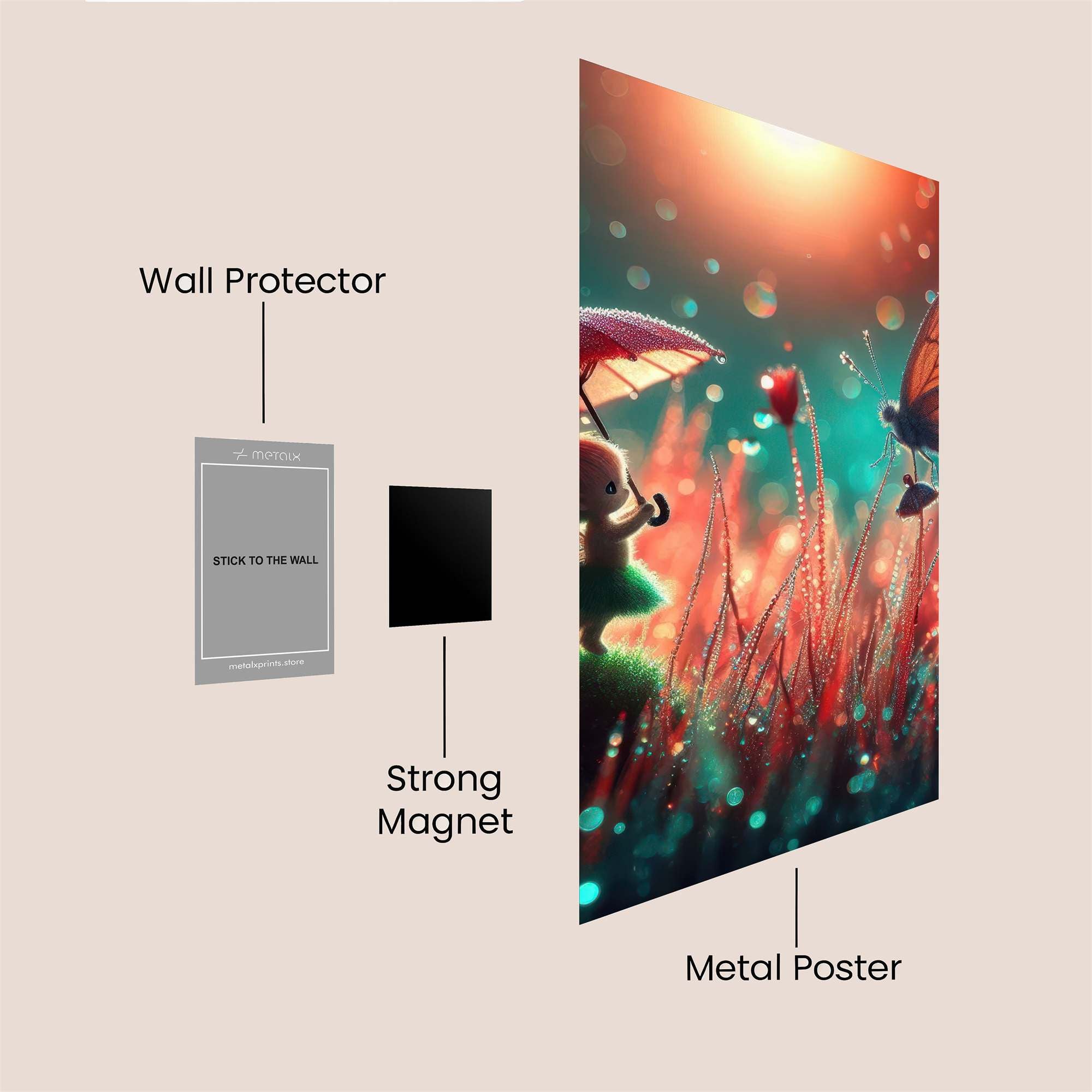 Fairy Whimsy Safe Wall Magnetic / M