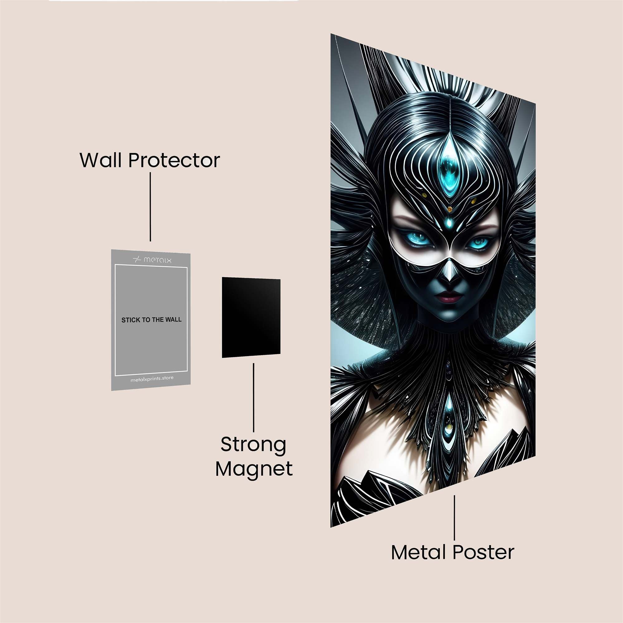 Empress Enigma Safe Wall Magnetic / M