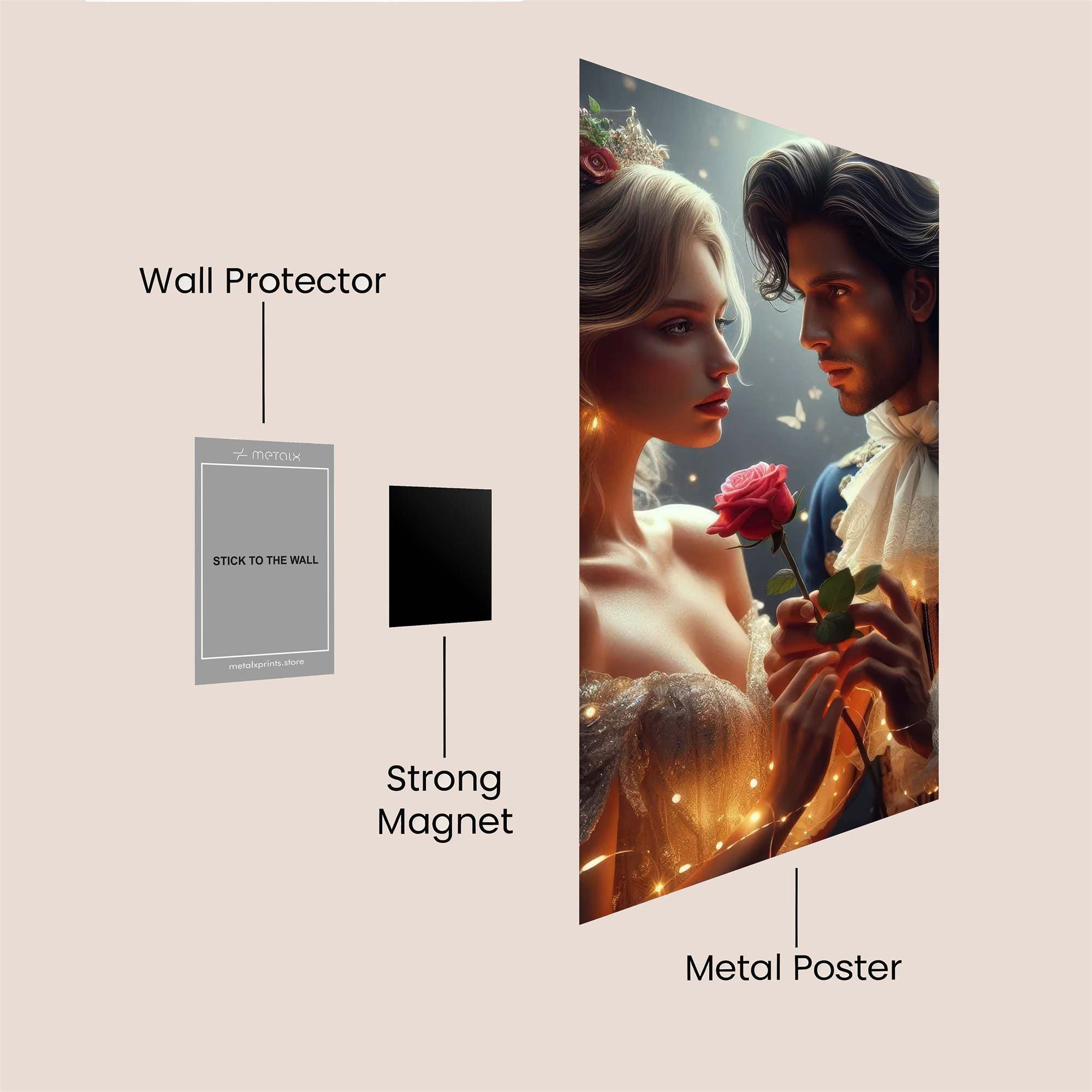 Beastly Romance Safe Wall Magnetic / M