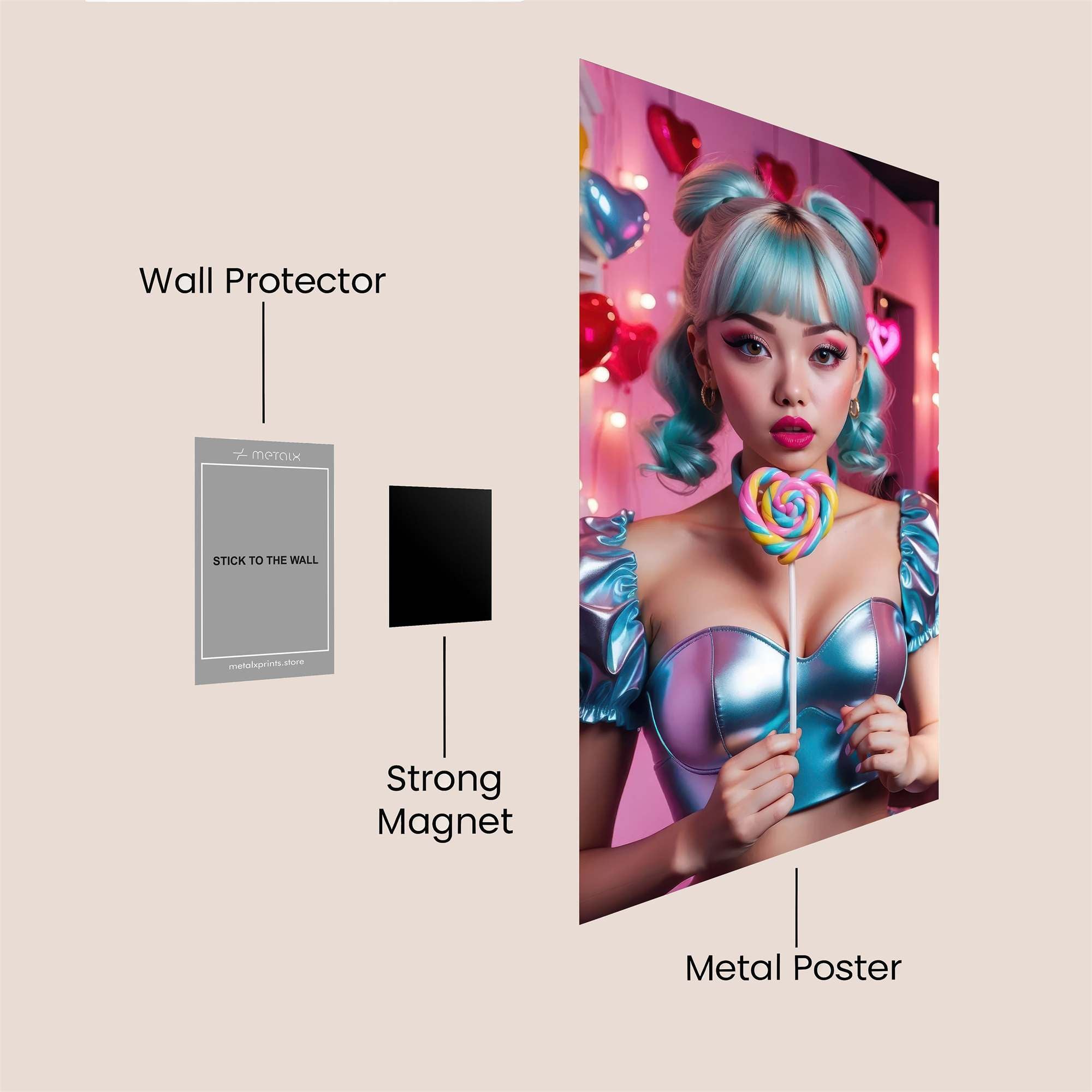 Candy Dream Safe Wall Magnetic / M