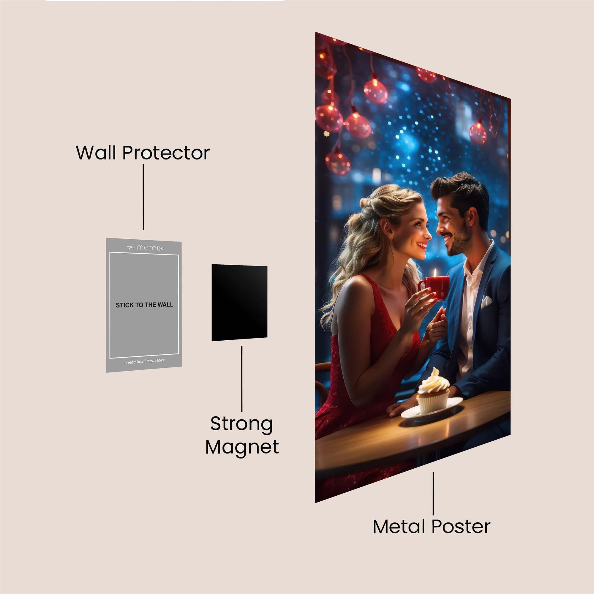 Romantic Glow Safe Wall Magnetic / M