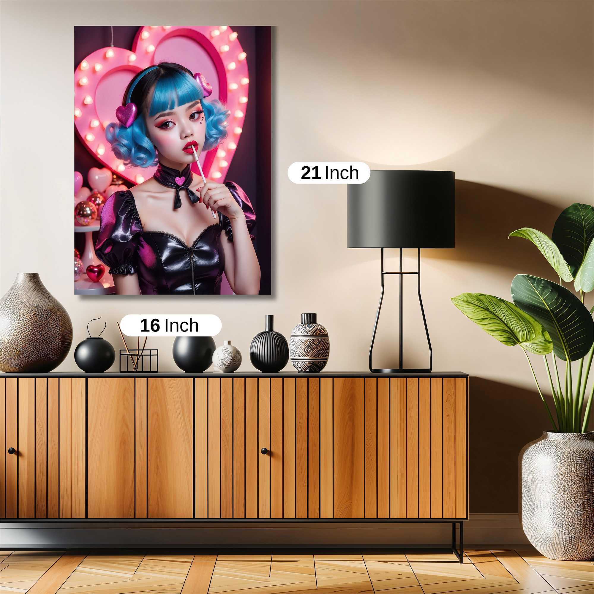 Neon Whimsy Safe Wall Magnetic / M