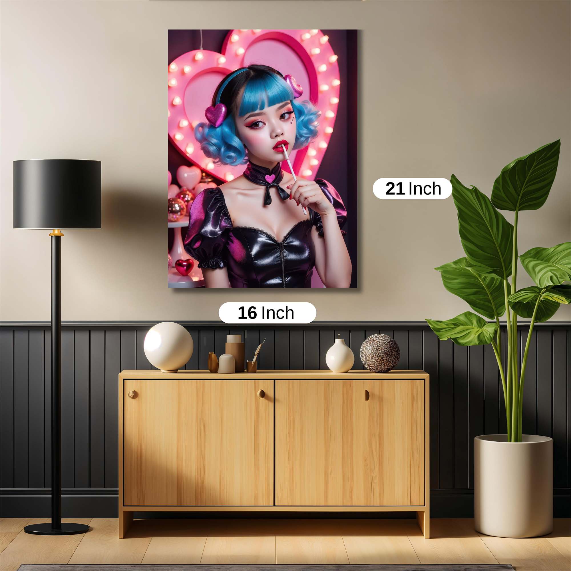 Neon Whimsy Safe Wall Magnetic / M