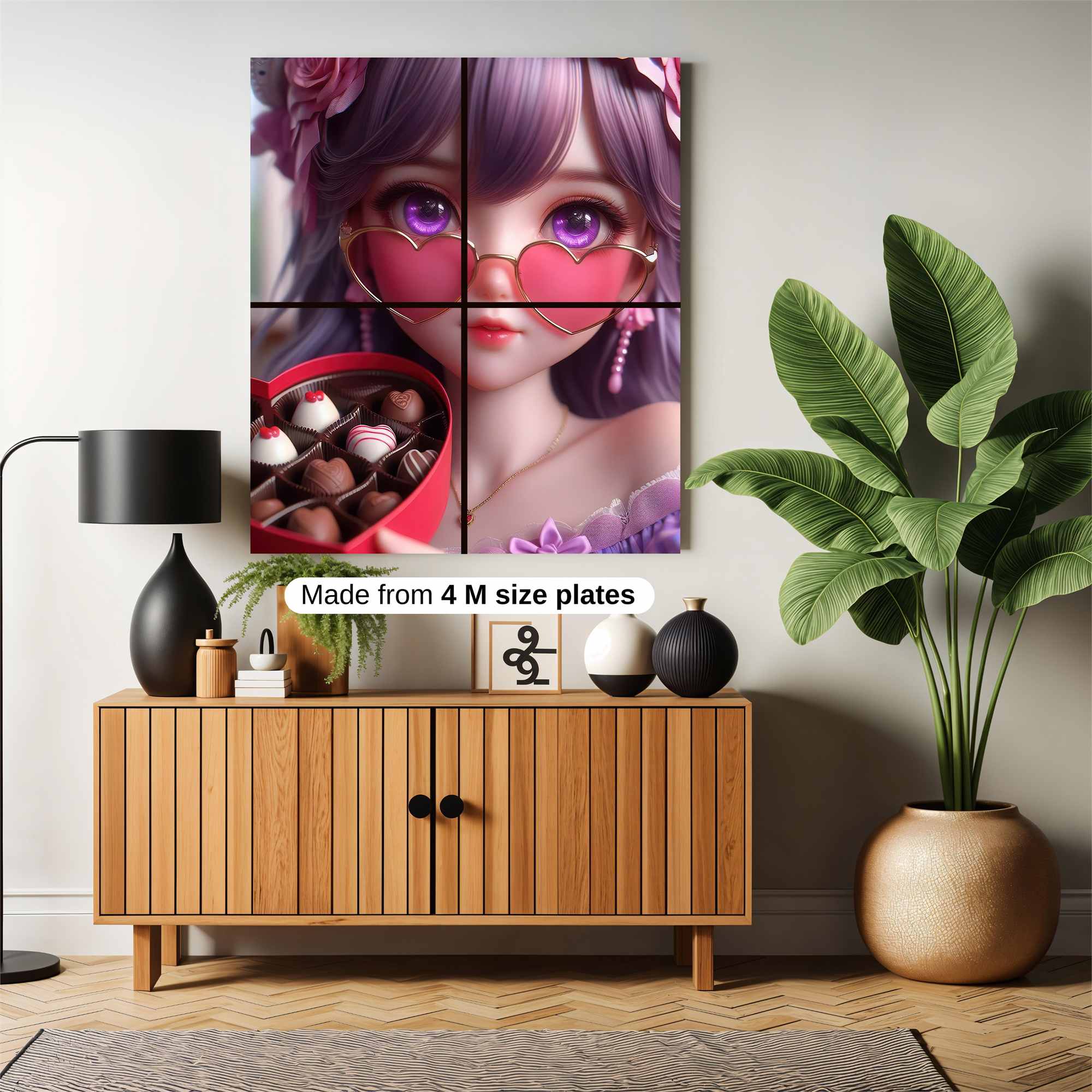 Violet Charm Safe Wall Magnetic / M