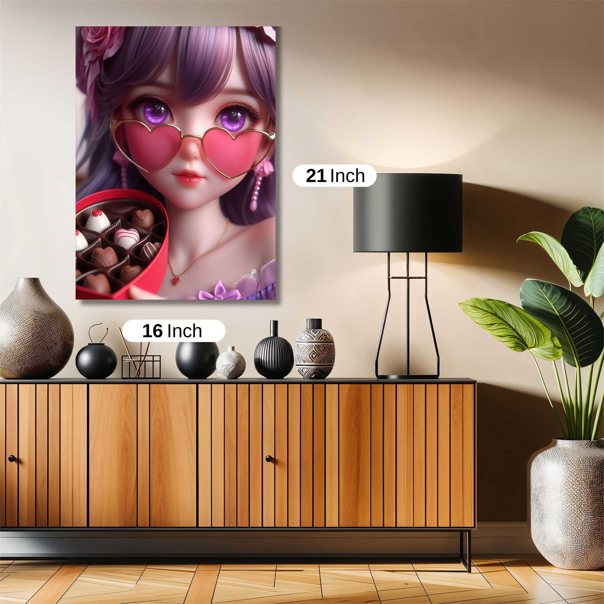 Violet Charm Safe Wall Magnetic / M